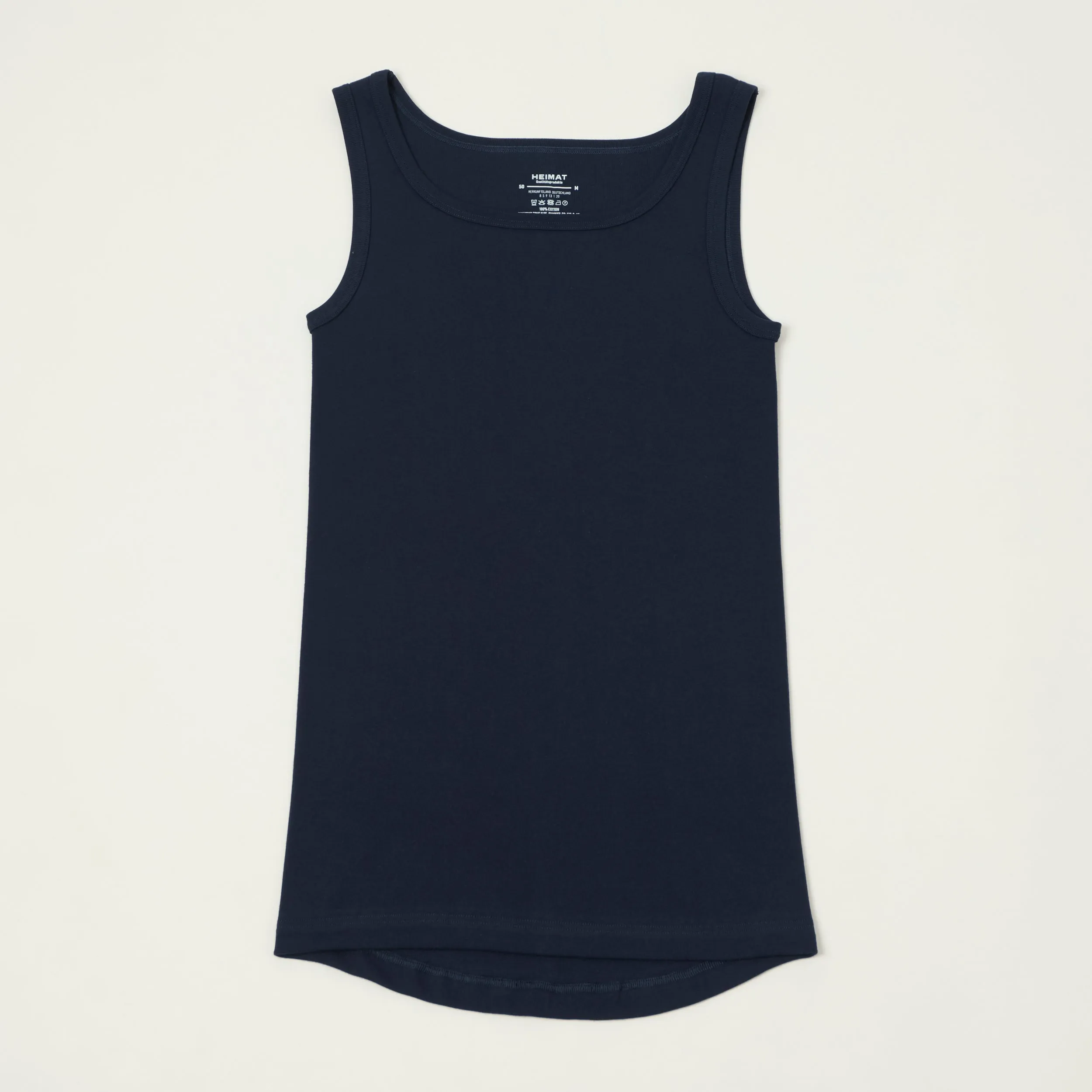 Heimat Fine Ribbed Vest - Ink sold by Son of a Stag