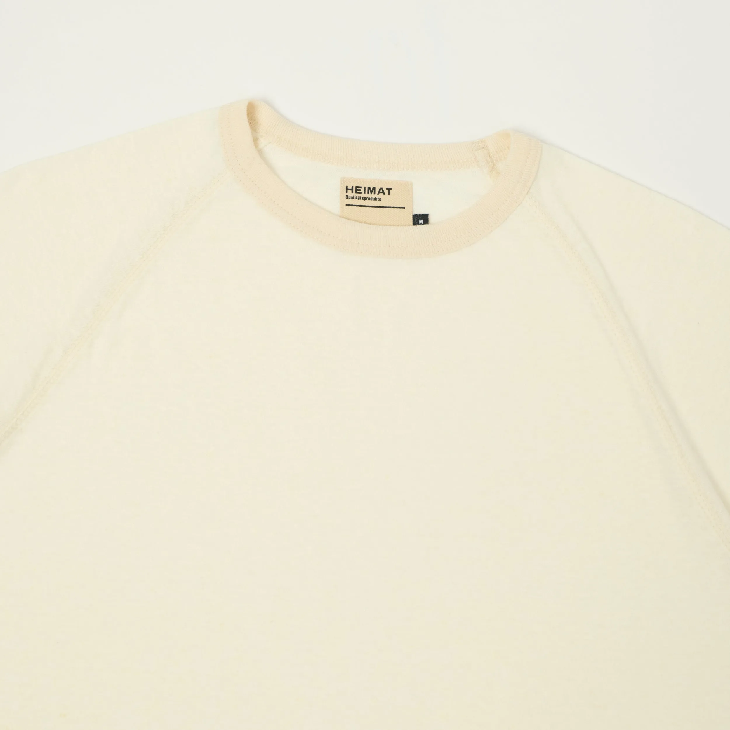 Heimat Raglan Sleeve Cotton Hemp T-Shirt - Seashell sold by Son of a Stag product image thumbnail 2
