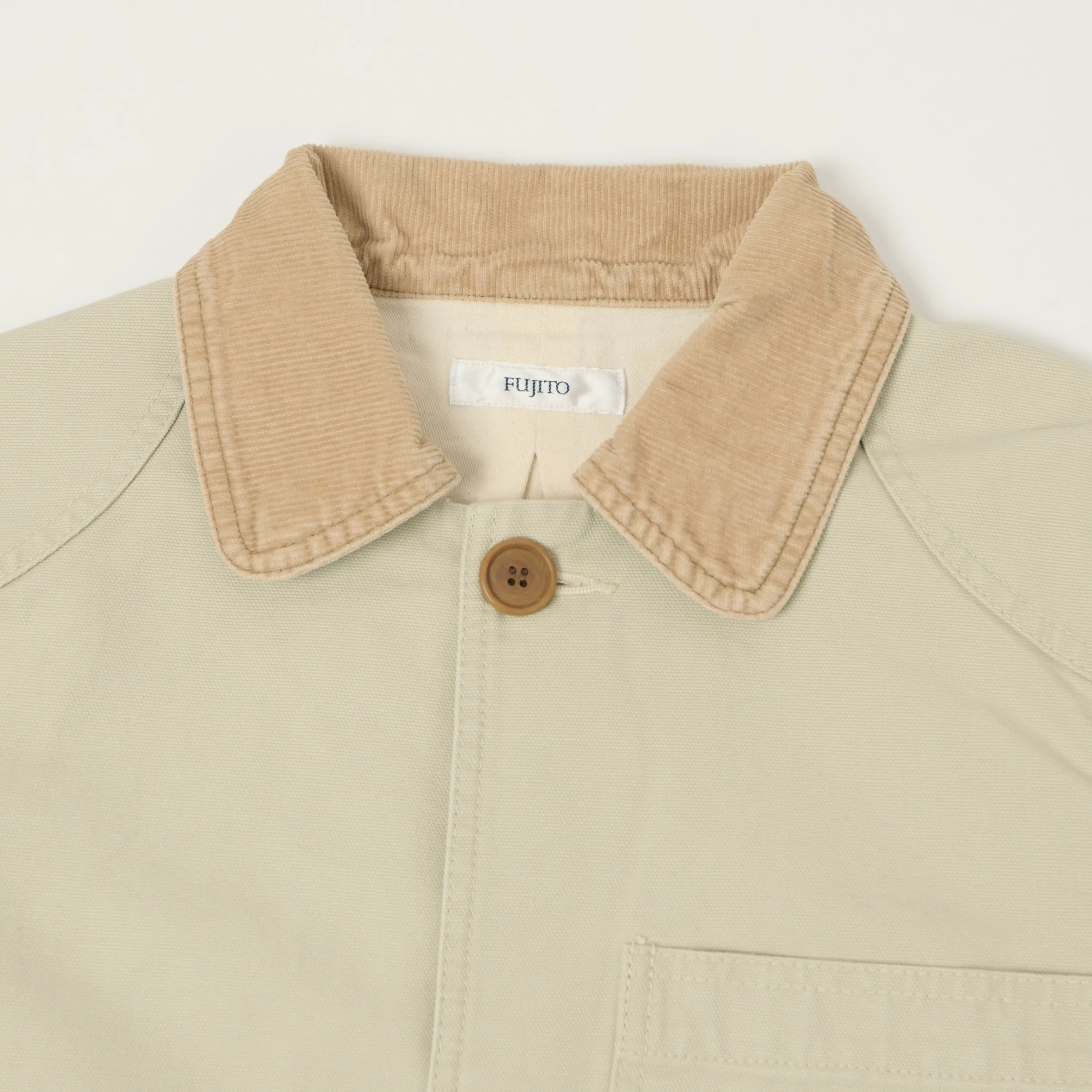 Fujito Duck Canvas Hunting Jacket - Light Beige sold by Son of a Stag product image thumbnail 2