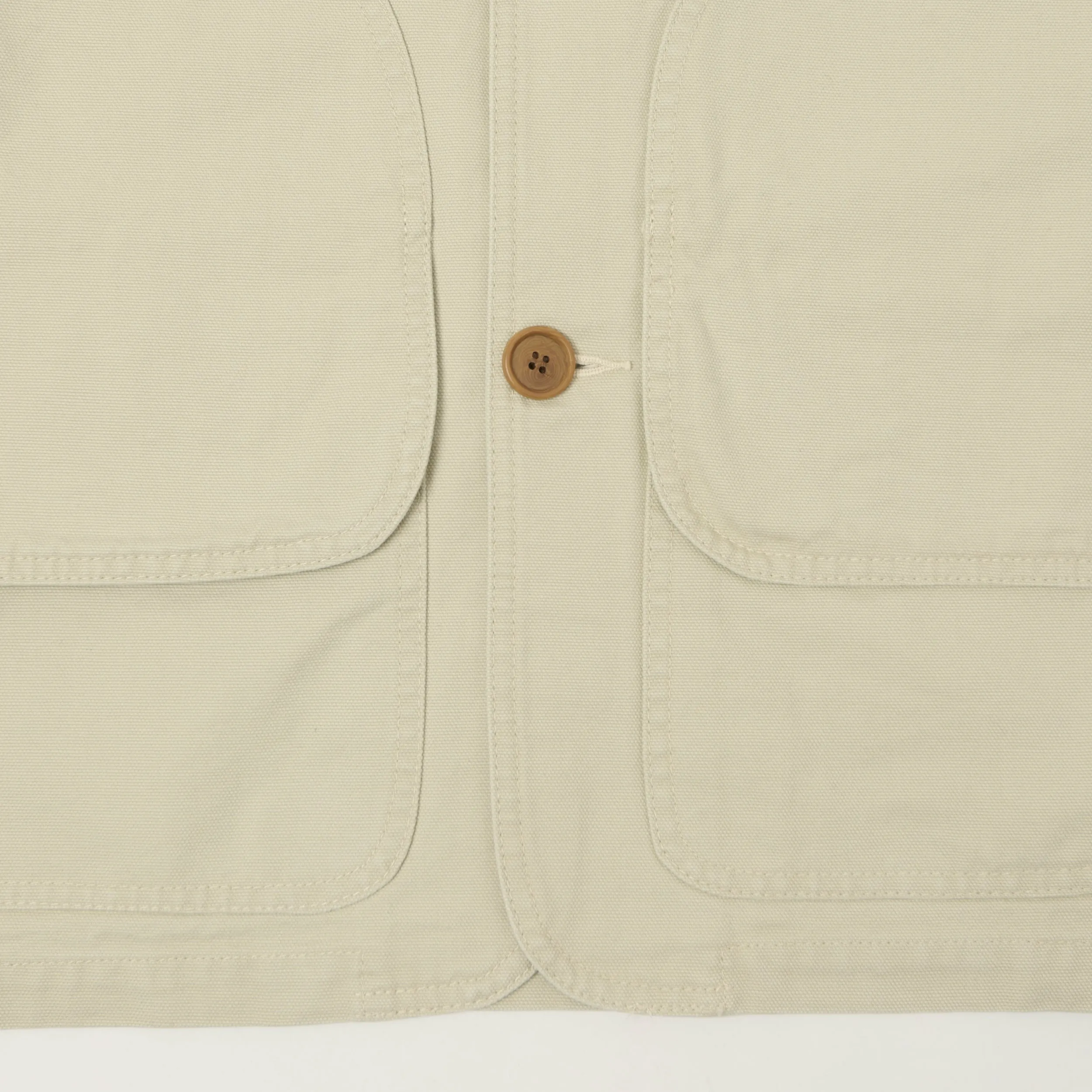 Fujito Duck Canvas Hunting Jacket - Light Beige sold by Son of a Stag product image thumbnail 4