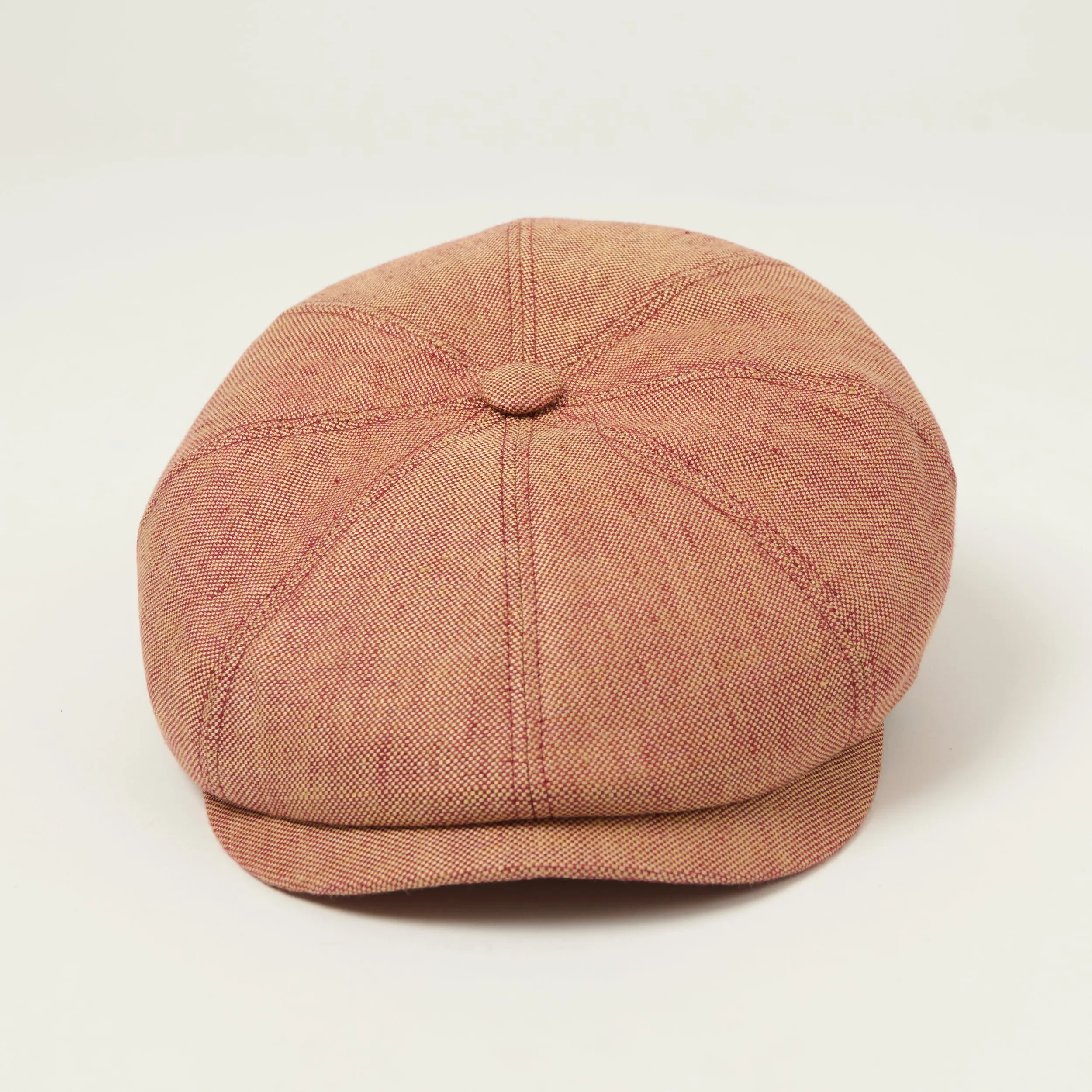 Stetson Hatteras Classic Linen Bakerboy Cap - Red sold by Son of a Stag product image thumbnail 2
