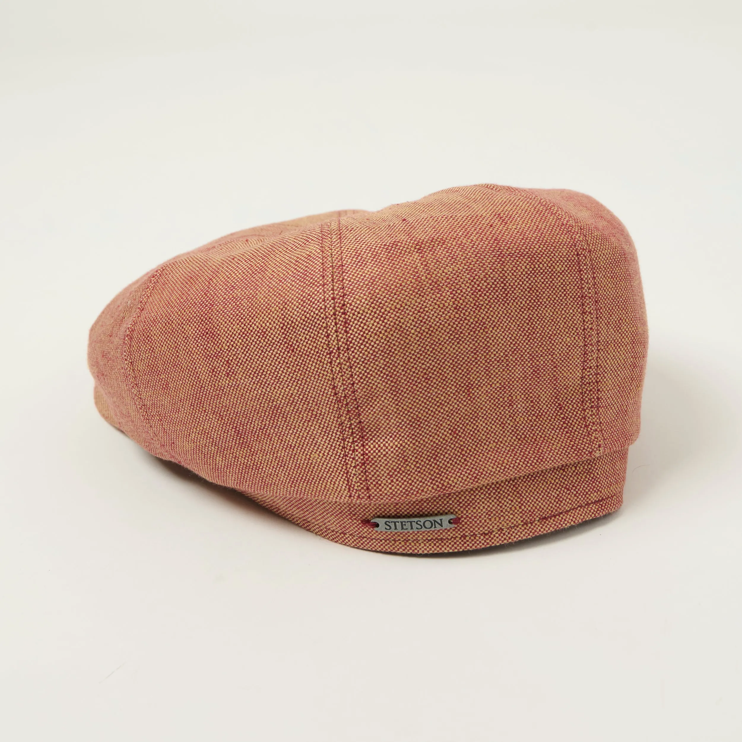Stetson Hatteras Classic Linen Bakerboy Cap - Red sold by Son of a Stag product image thumbnail 3