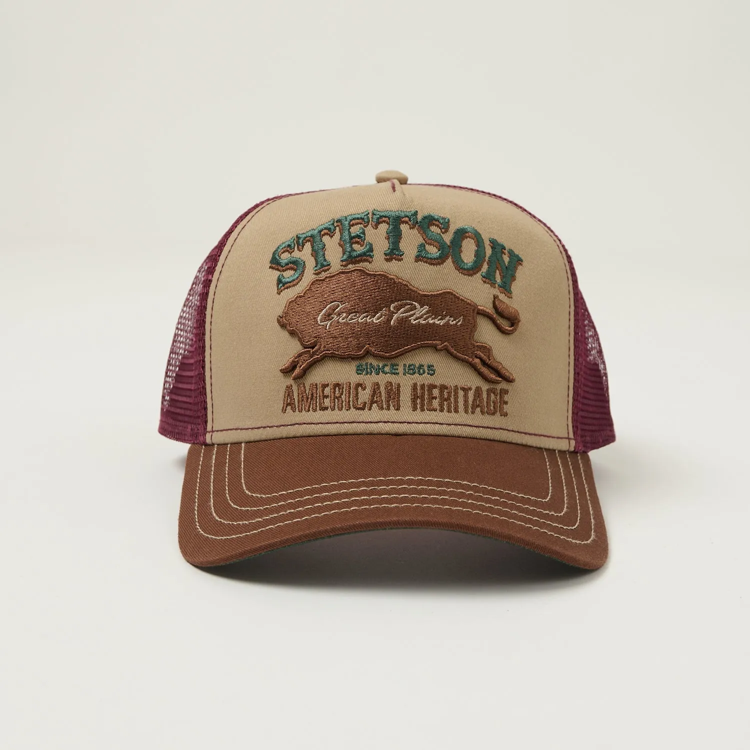 Stetson 'Great Plains' Trucker Cap - Vintage Brown sold by Son of a Stag product image thumbnail 2