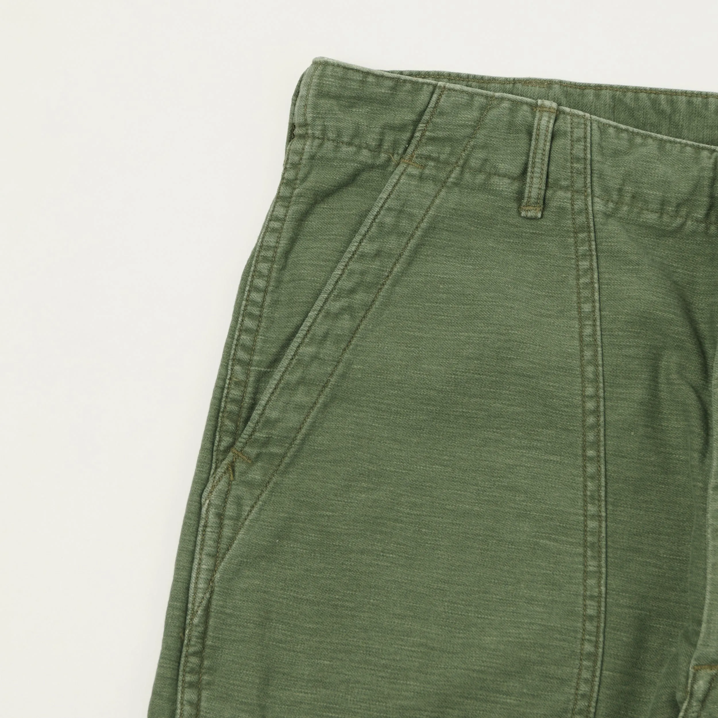 orSlow U.S. Army Fatigue Trousers - Green Used Wash sold by Son of a Stag product image thumbnail 3