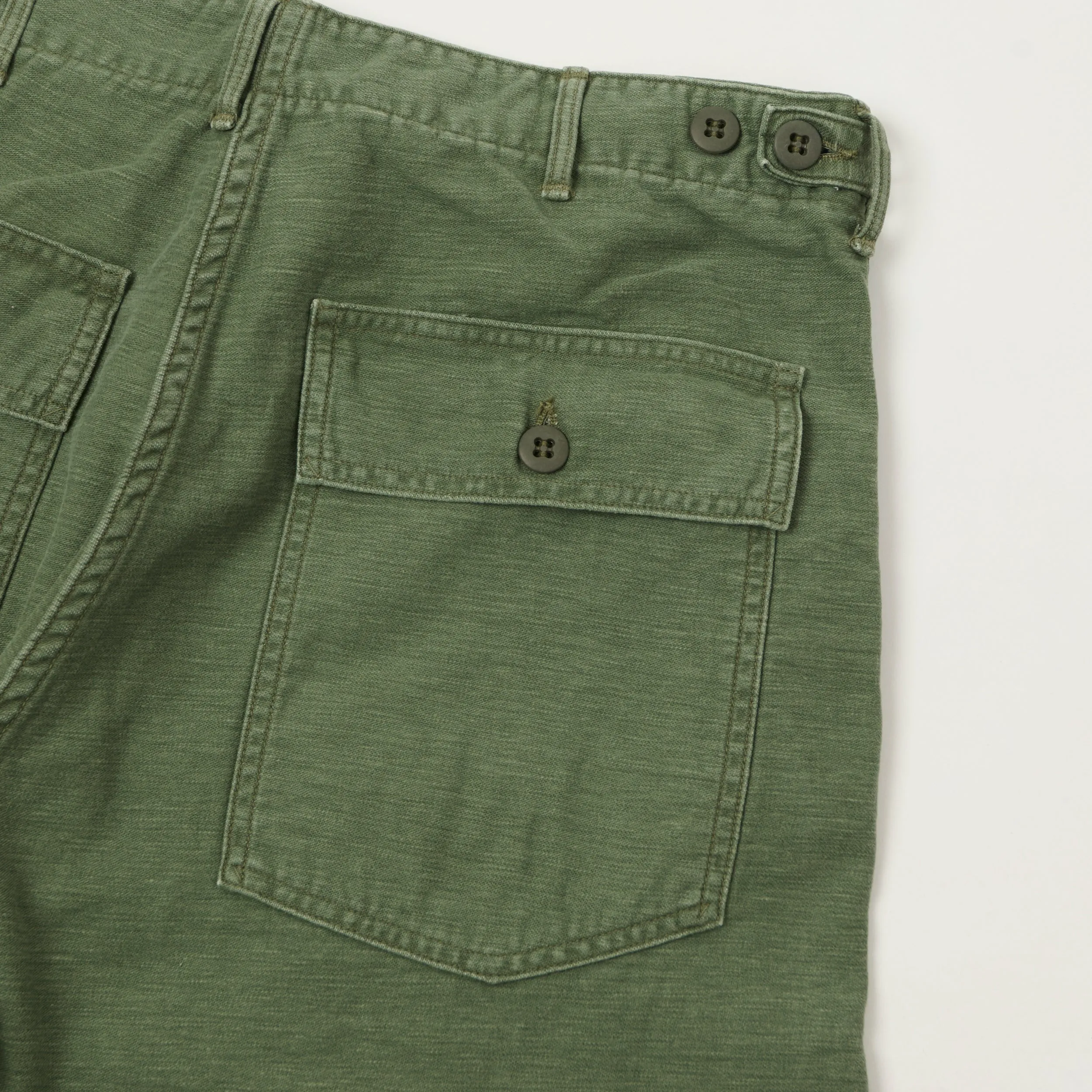 orSlow U.S. Army Fatigue Trousers - Green Used Wash sold by Son of a Stag product image thumbnail 2