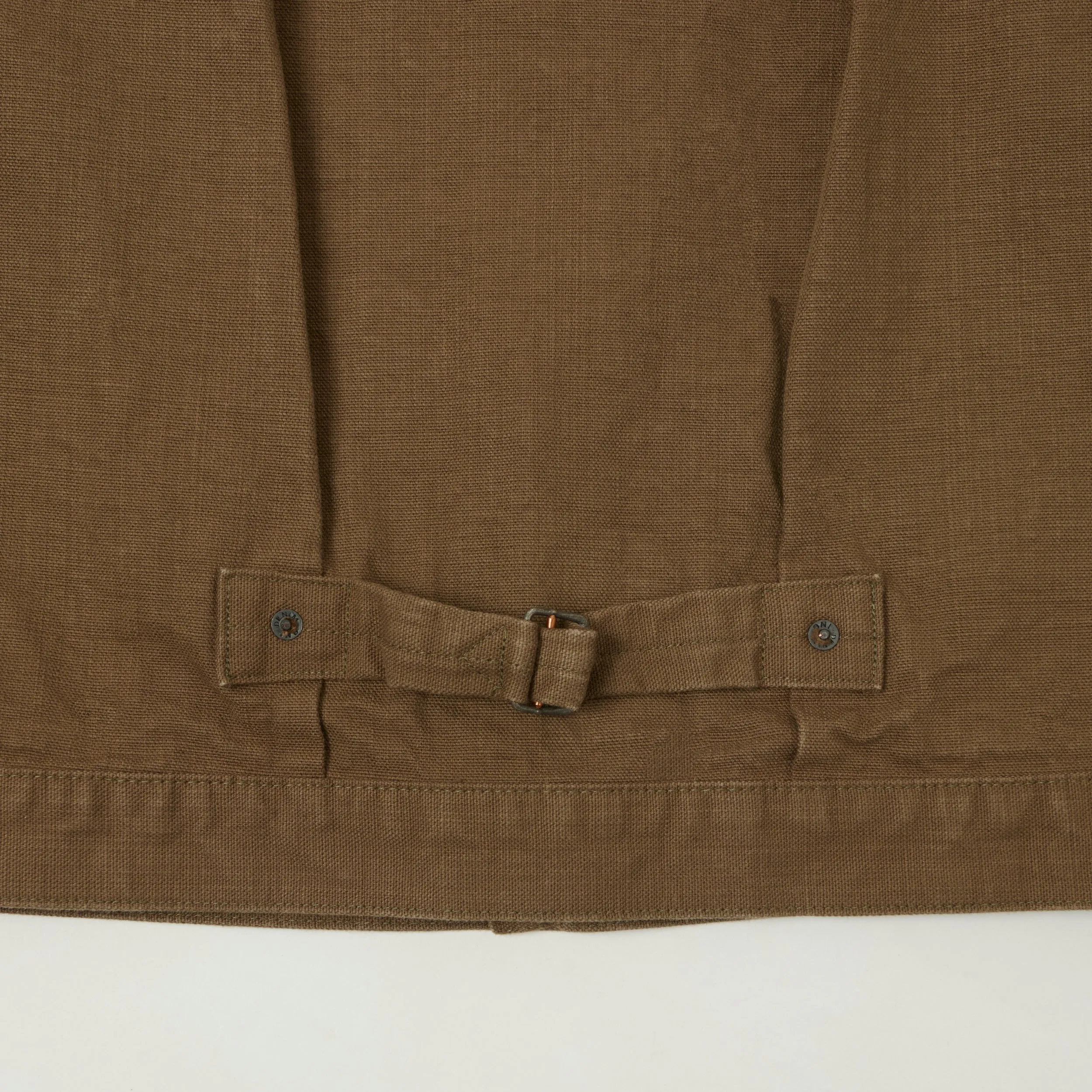 ONI Denim 01507-HOX-OLB 13oz Sulfur Dyed Canvas Type I Denim Jacket - Brown Khaki sold by Son of a Stag product image thumbnail 5