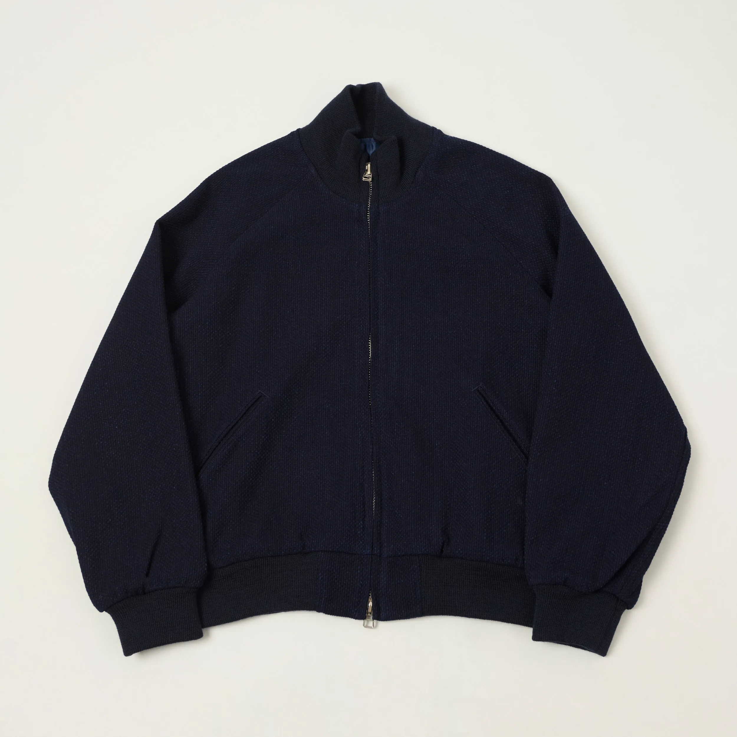 Dehen 1920 Sashi-Ori Pilot Jacket - Indigo sold by Son of a Stag
