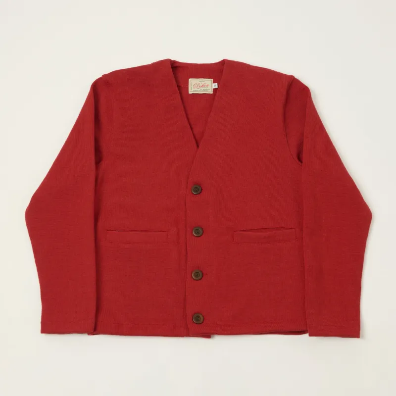 Dehen 1920 Lightweight 'Slouchy' Cardigan - Forster Red made by Dehen 1920