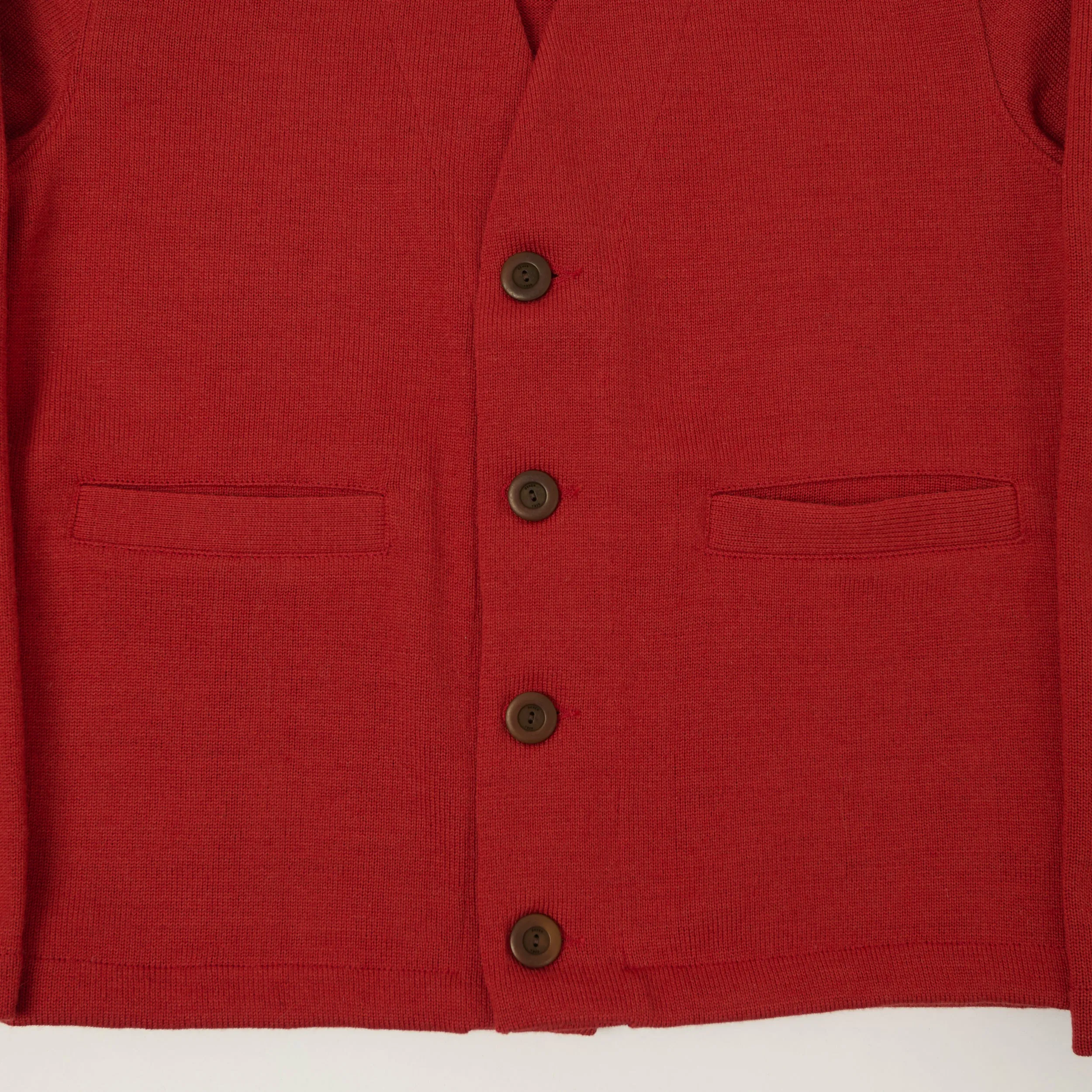 Dehen 1920 Lightweight 'Slouchy' Cardigan - Forster Red sold by Son of a Stag product image thumbnail 4