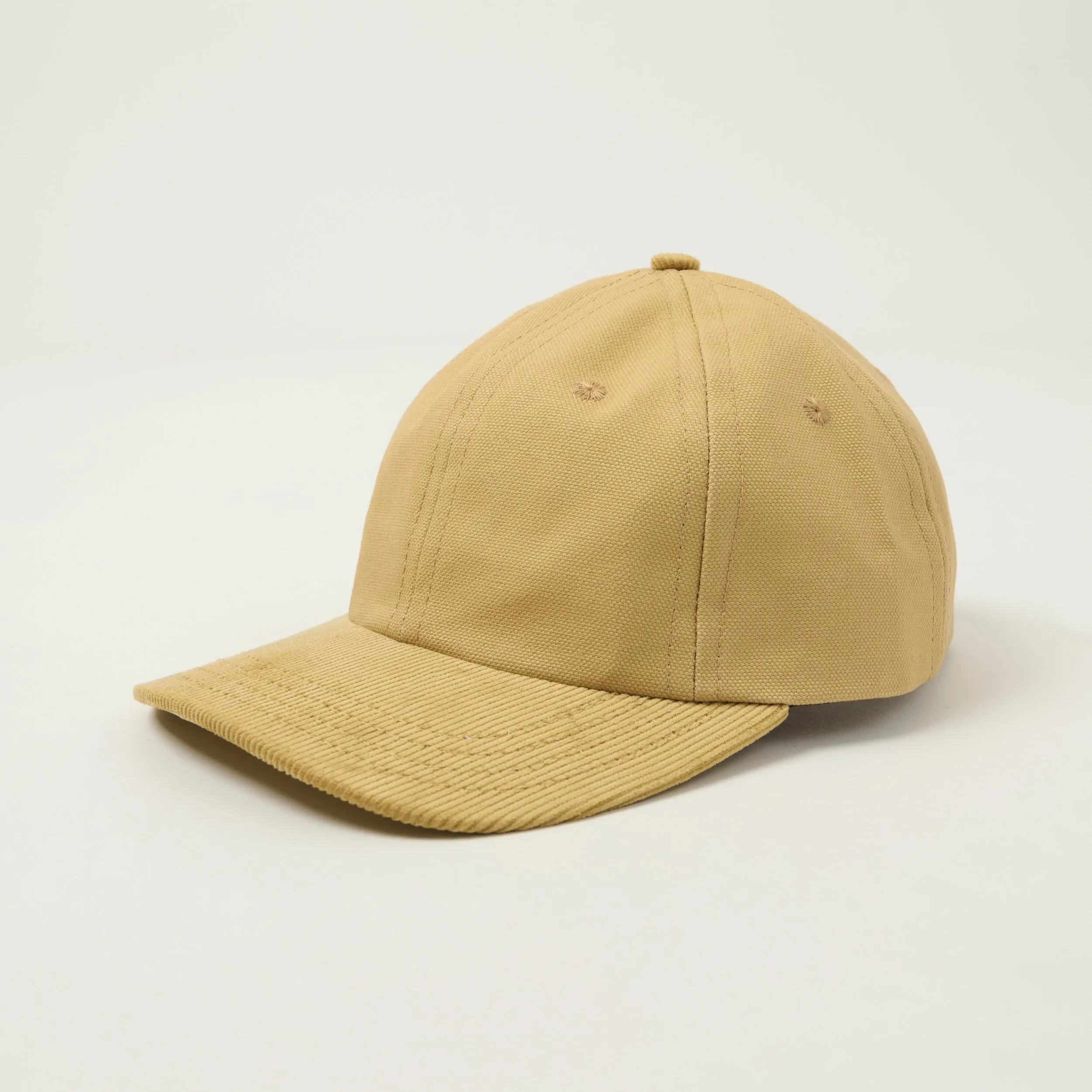 Dehen 1920 Canvas/Corduroy Baseball Cap - Tan/Fawn sold by Son of a Stag