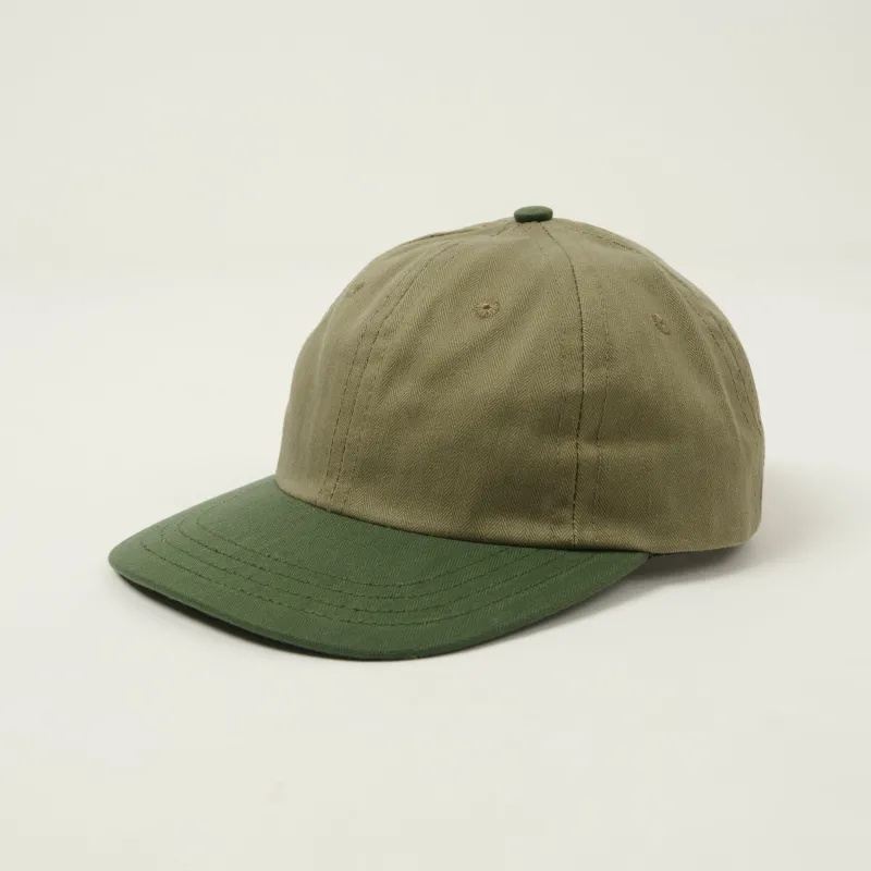 Dehen 1920 Waxed Cotton Baseball Cap - Sage/Spruce made by Dehen 1920
