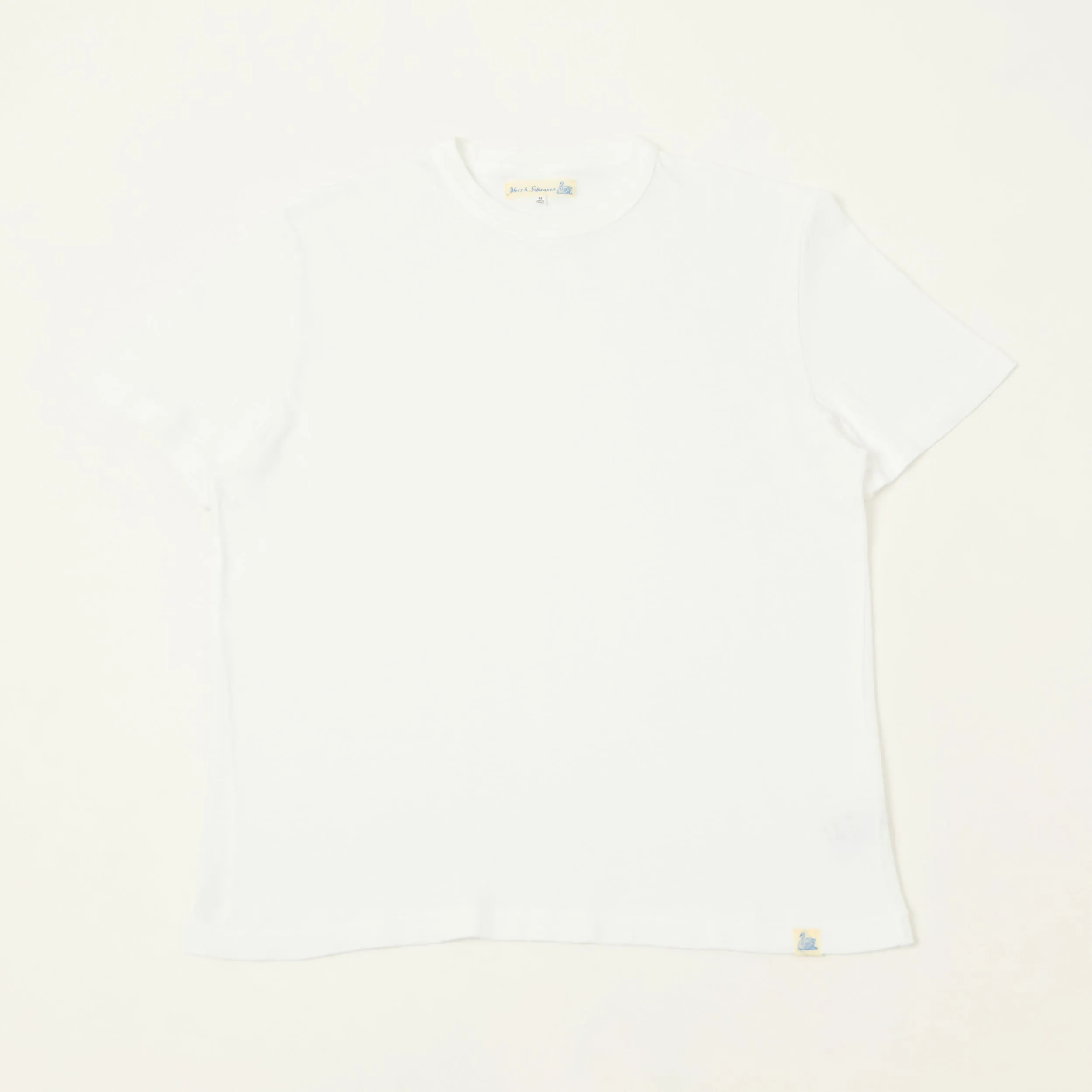 Merz b. Schwanen 'Good Basics' Classic Jersey T-Shirt - Crisp White sold by Son of a Stag