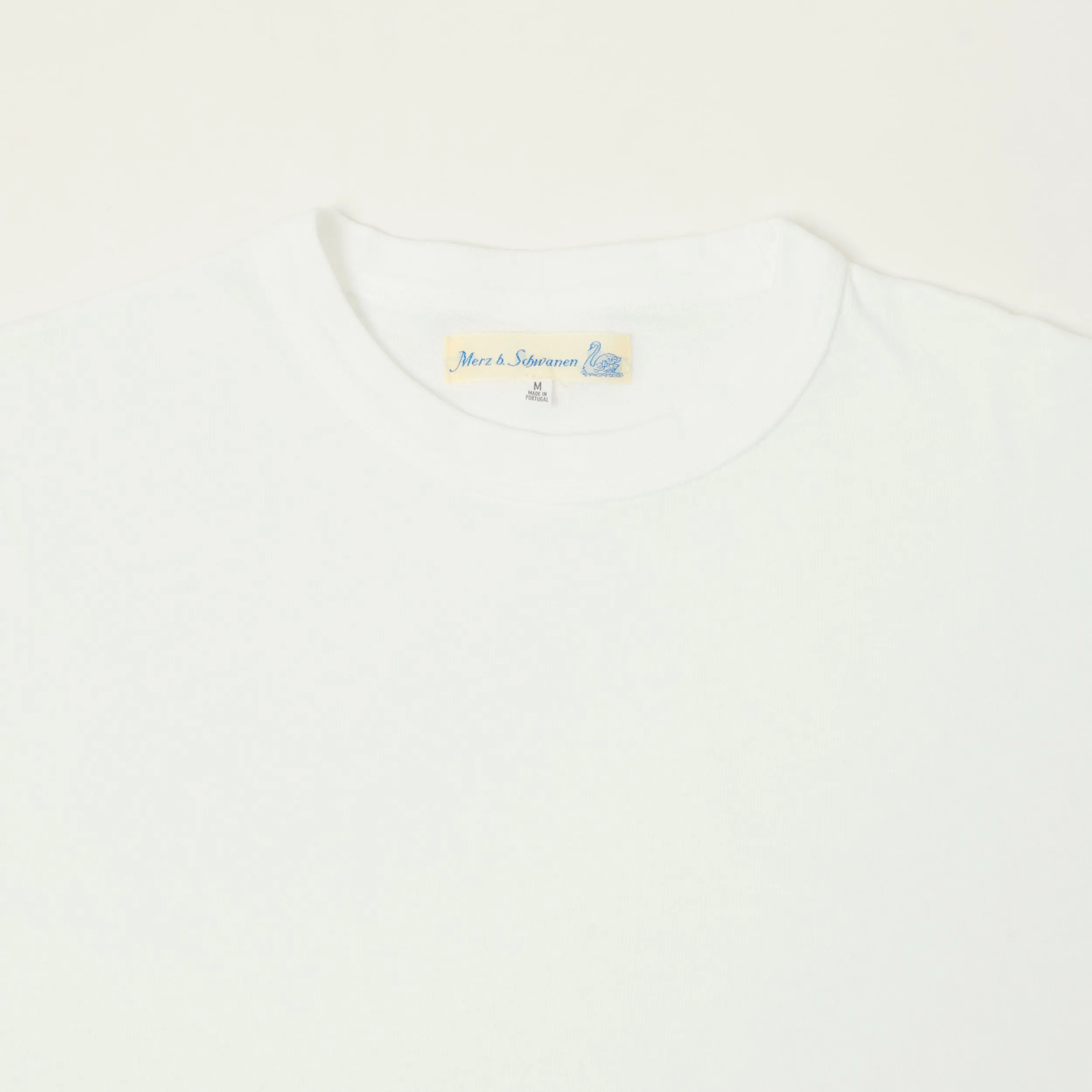 Merz b. Schwanen 'Good Basics' Classic Jersey T-Shirt - Crisp White sold by Son of a Stag product image thumbnail 2