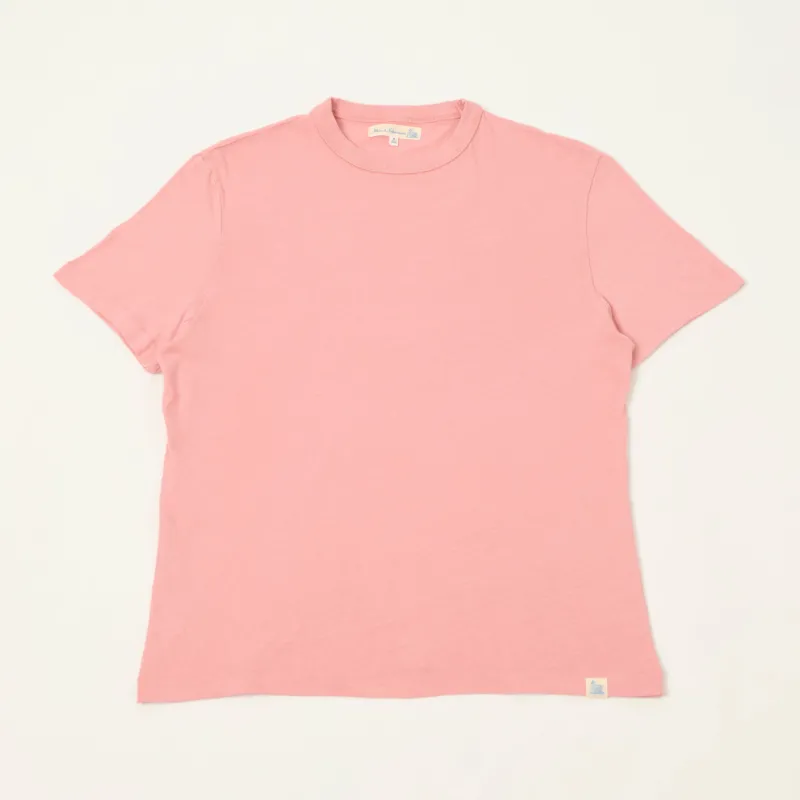 Merz b. Schwanen 'Good Basics' Classic Jersey T-Shirt - Sunset Pink made by Merz B. Schwanen