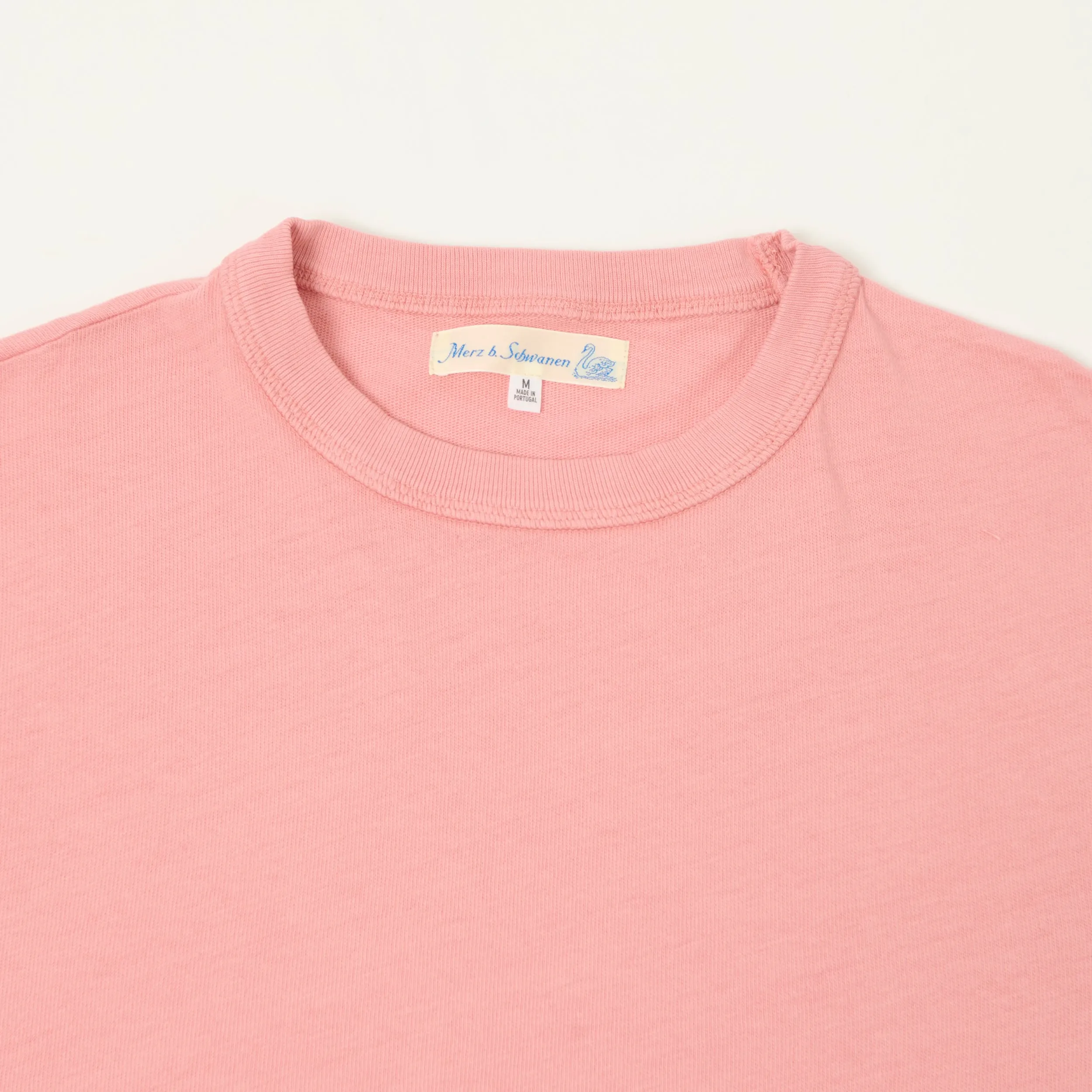 Merz b. Schwanen 'Good Basics' Classic Jersey T-Shirt - Sunset Pink sold by Son of a Stag product image thumbnail 2