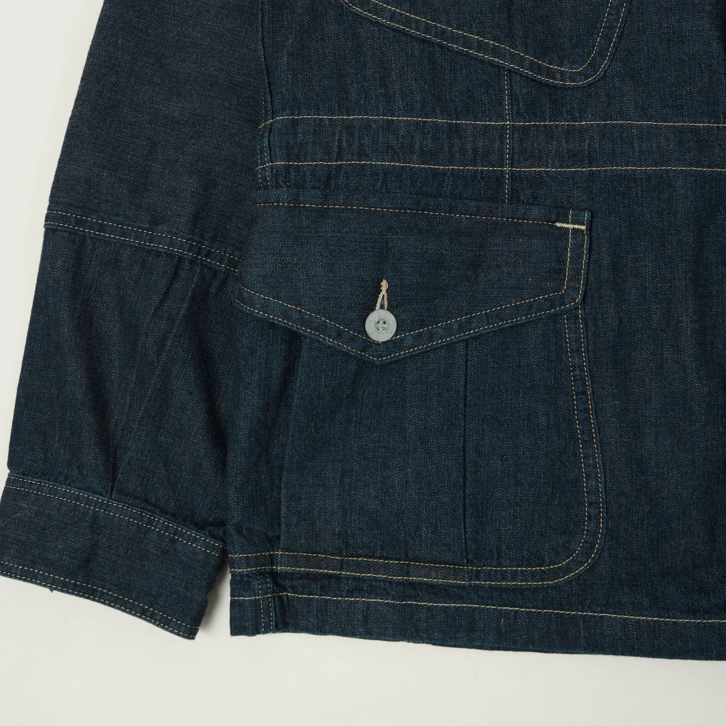 RRL Indigo Denim Field Jacket - Medium Wash sold by Son of a Stag product image thumbnail 5