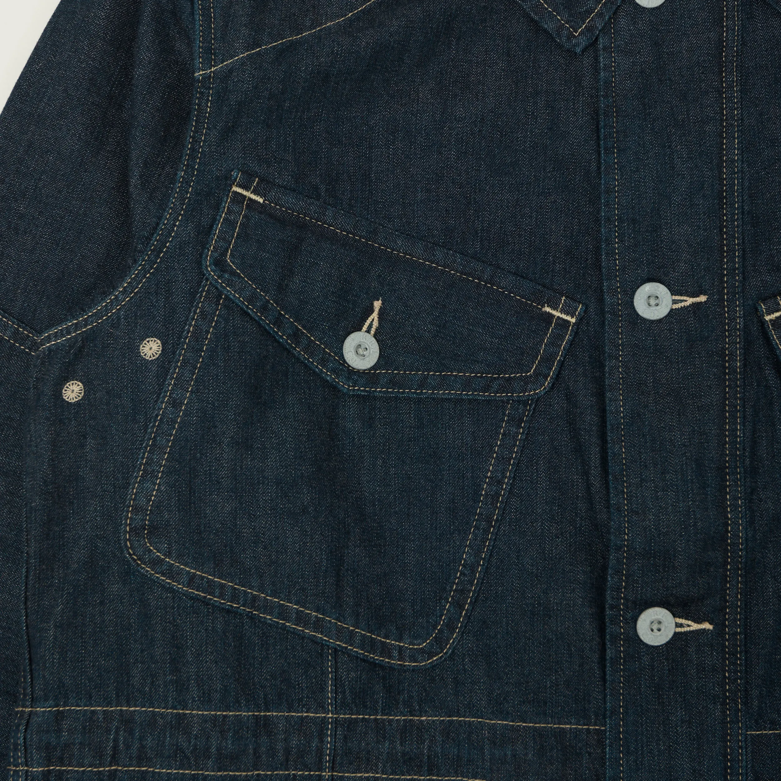 RRL Indigo Denim Field Jacket - Medium Wash sold by Son of a Stag product image thumbnail 4