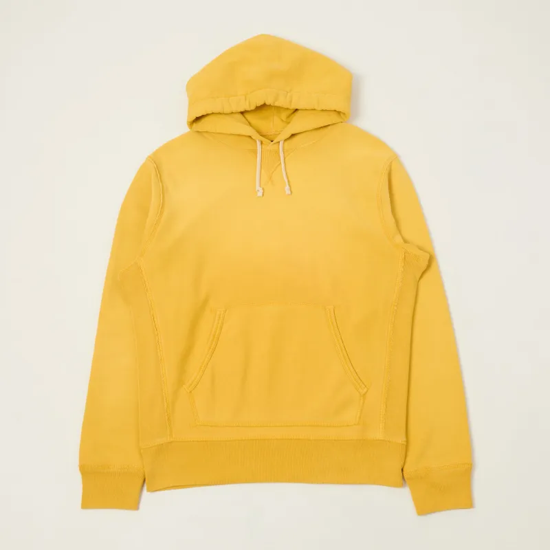 RRL Garment-Dyed French Terry Hoodie - Yellow made by RRL