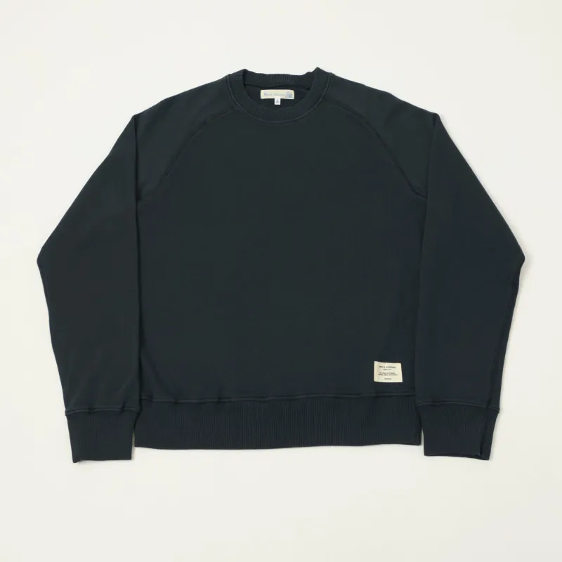 Merz b. Schwanen Raglan Sweatshirt - Charcoal made by Merz B. Schwanen