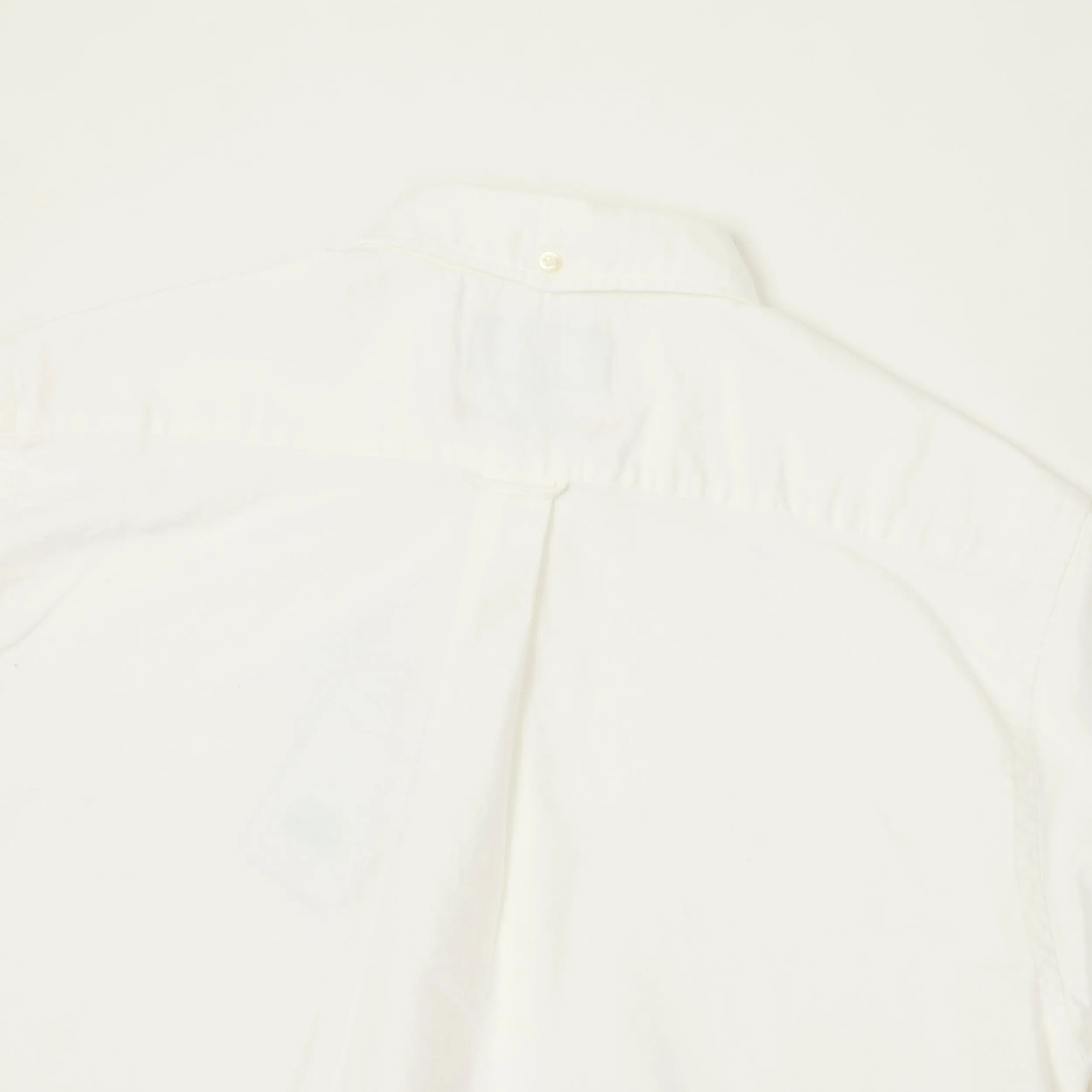 Beams Plus Button Down Short Sleeve Oxford Shirt - White sold by Son of a Stag product image thumbnail 5