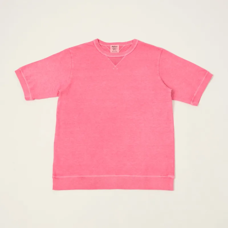 Jackman Dotsume Rib T-shirt - Fade Rose made by Jackman