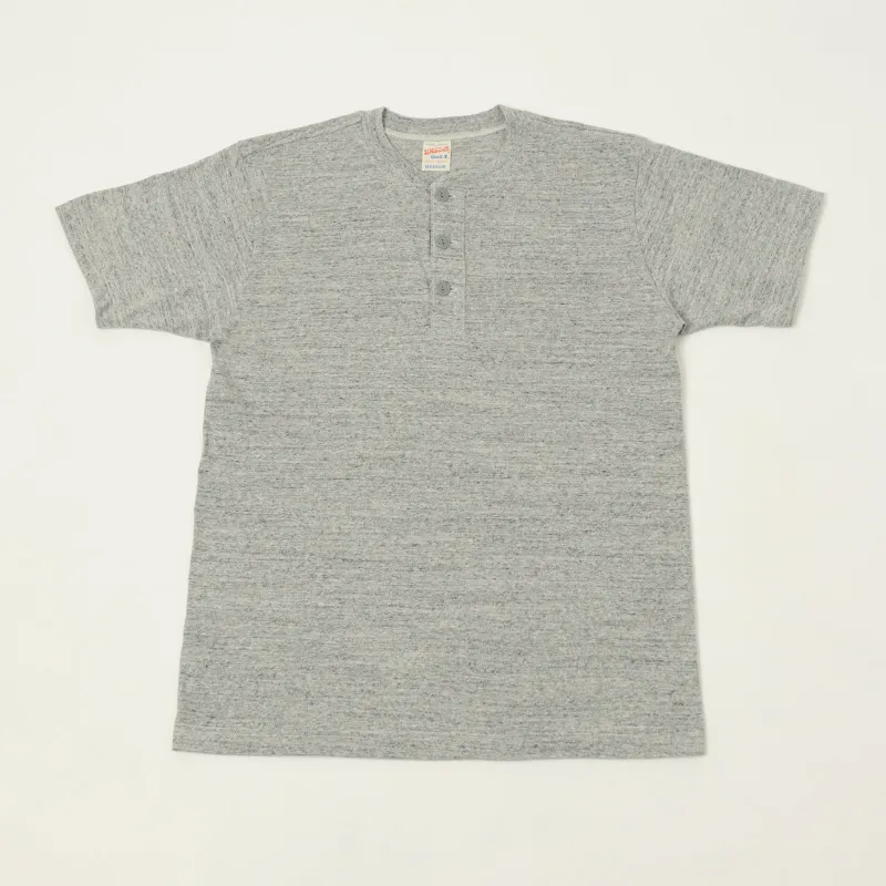 Whitesville Classic Henley T-Shirt - Heather Grey made by Whitesville
