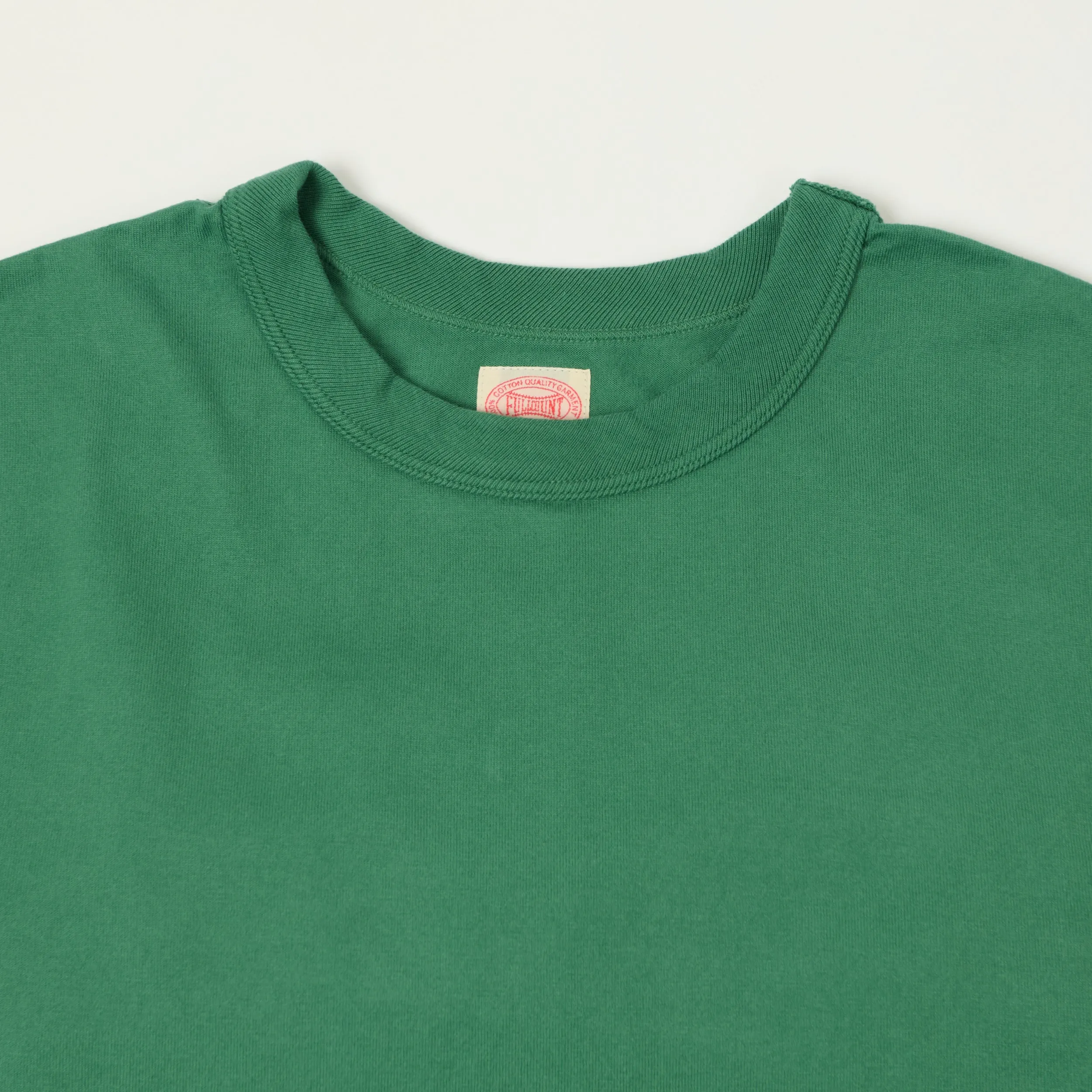 Full Count 5222 Flat Seam Heavyweight T-Shirt - Green sold by Son of a Stag product image thumbnail 2