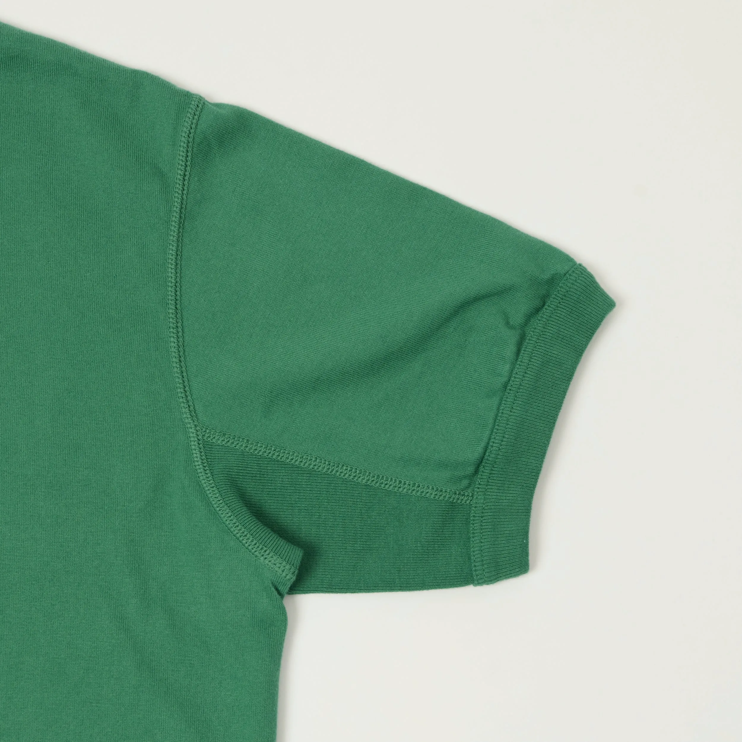 Full Count 5222 Flat Seam Heavyweight T-Shirt - Green sold by Son of a Stag product image thumbnail 4