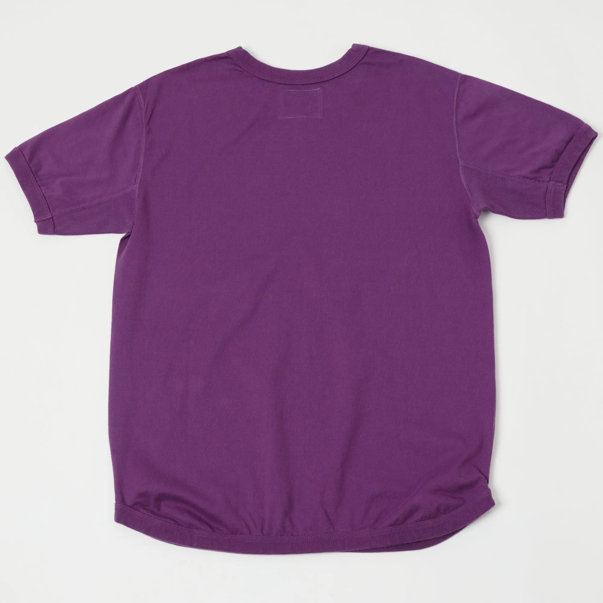 FULLCOUNT 5222 Flat Seam Heavyweight T-Shirt - Purple sold by Son of a Stag product image thumbnail 5