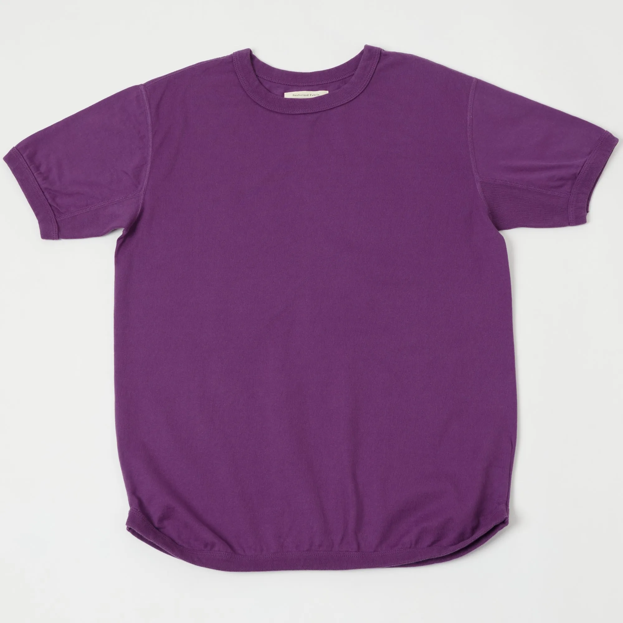 FULLCOUNT 5222 Flat Seam Heavyweight T-Shirt - Purple sold by Son of a Stag