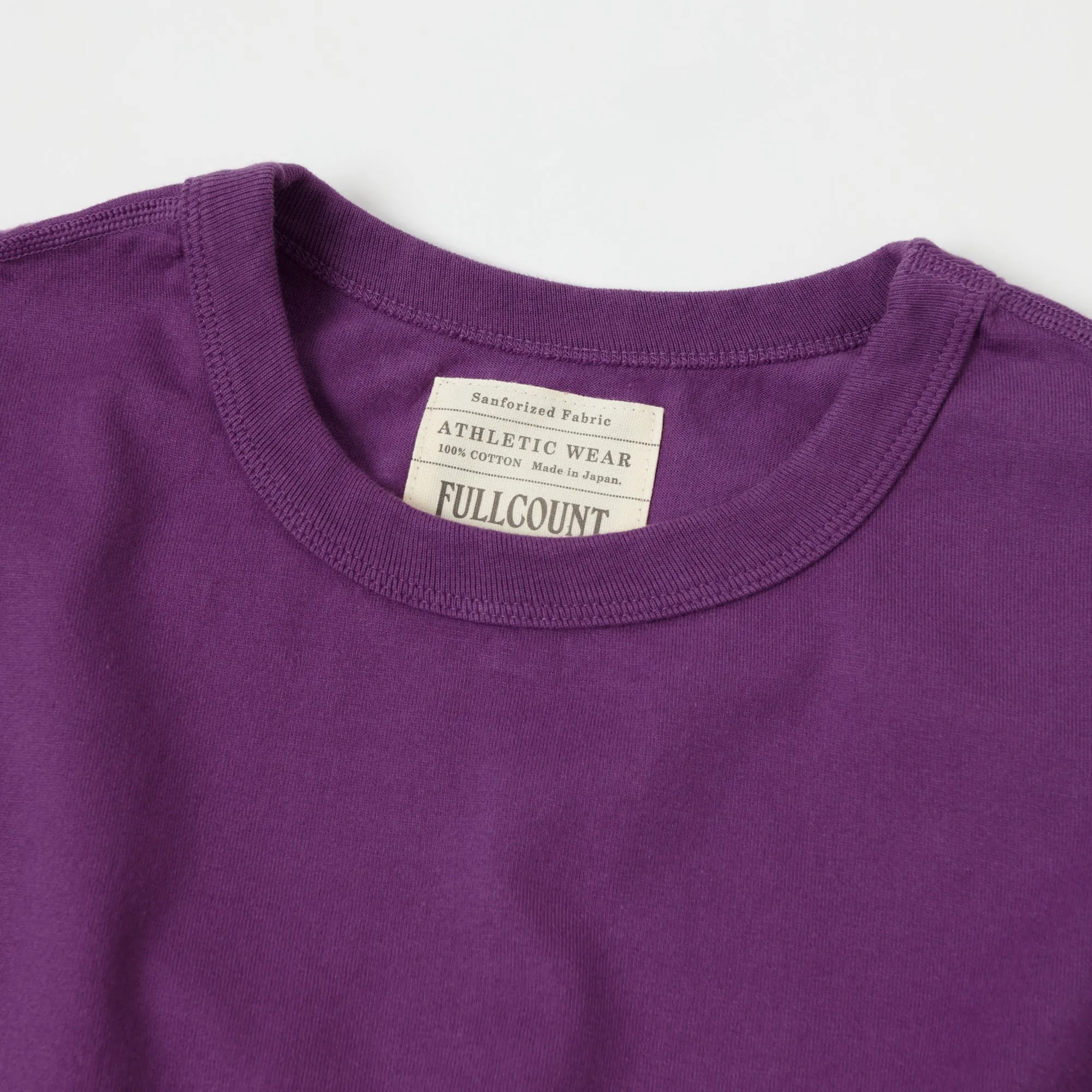 FULLCOUNT 5222 Flat Seam Heavyweight T-Shirt - Purple sold by Son of a Stag product image thumbnail 2
