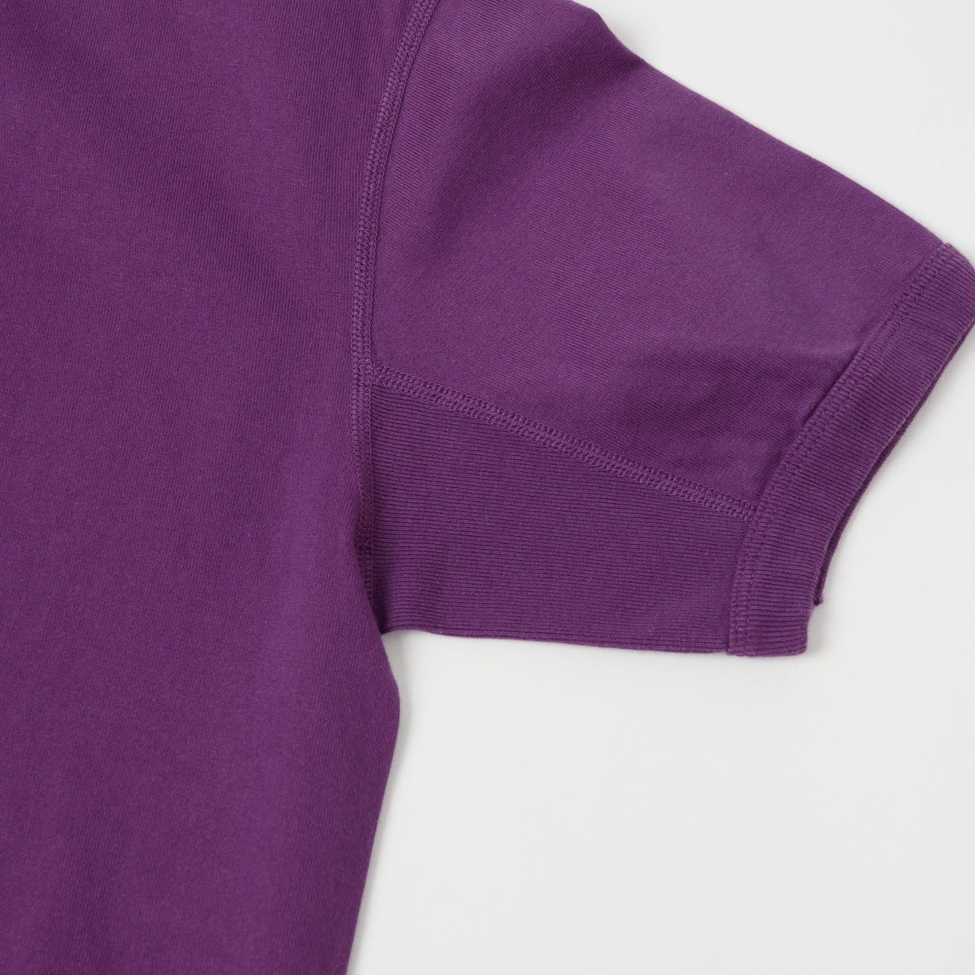 FULLCOUNT 5222 Flat Seam Heavyweight T-Shirt - Purple sold by Son of a Stag product image thumbnail 4