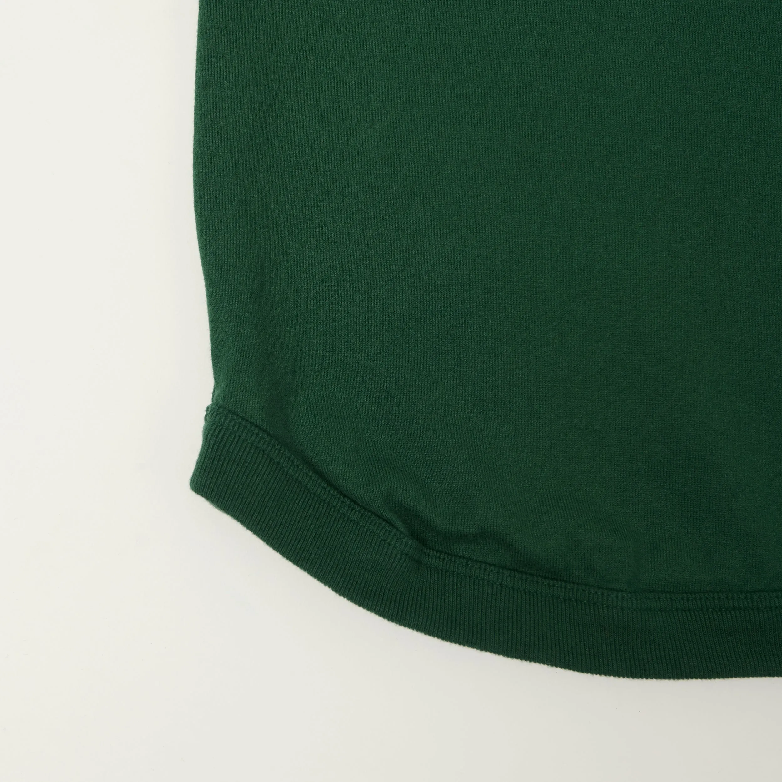 FULLCOUNT 5222H Flat Seam Heavyweight Henley - Dark Green sold by Son of a Stag product image thumbnail 4