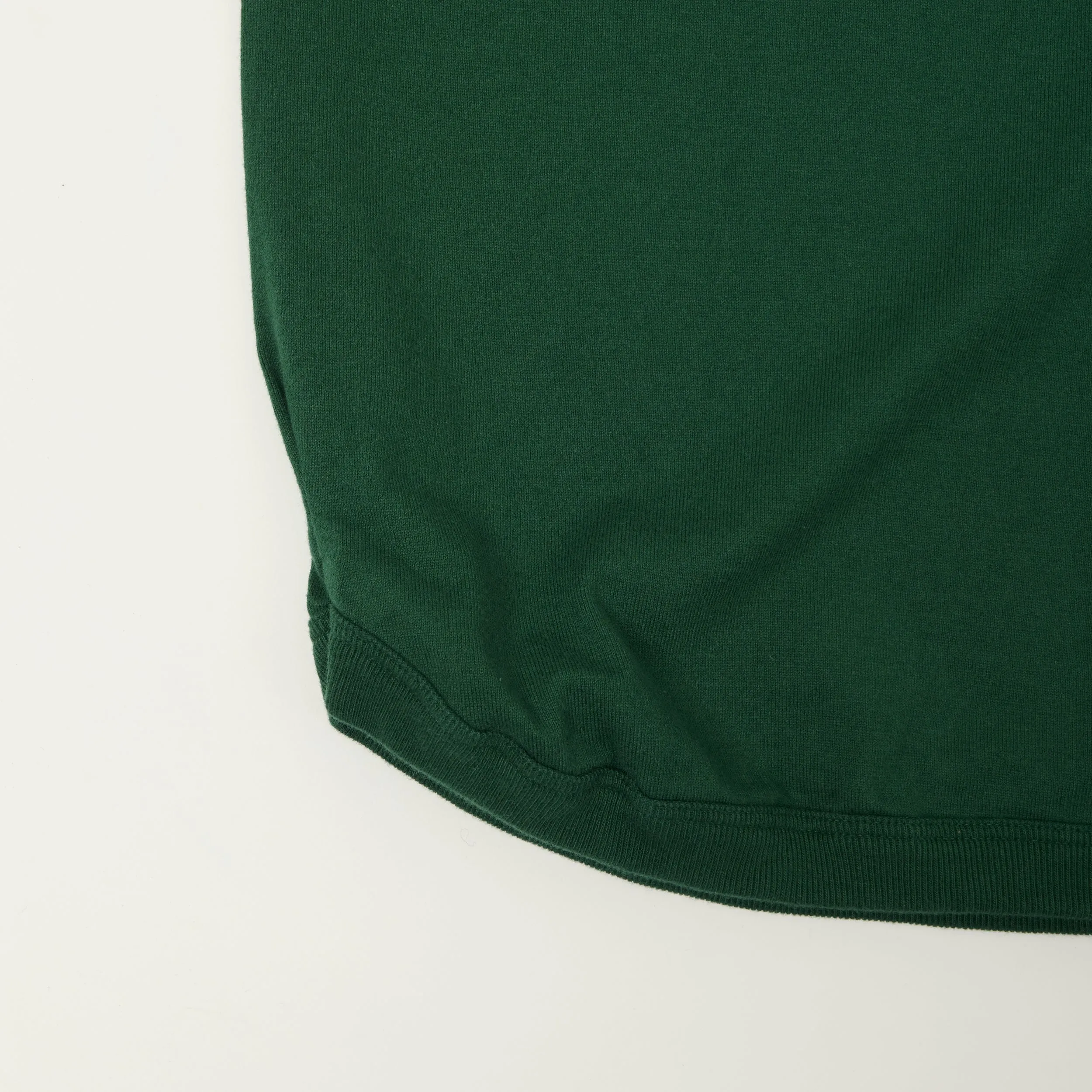 FULLCOUNT 5222LH Flat Seam Heavyweight Henley - Dark Green sold by Son of a Stag product image thumbnail 4