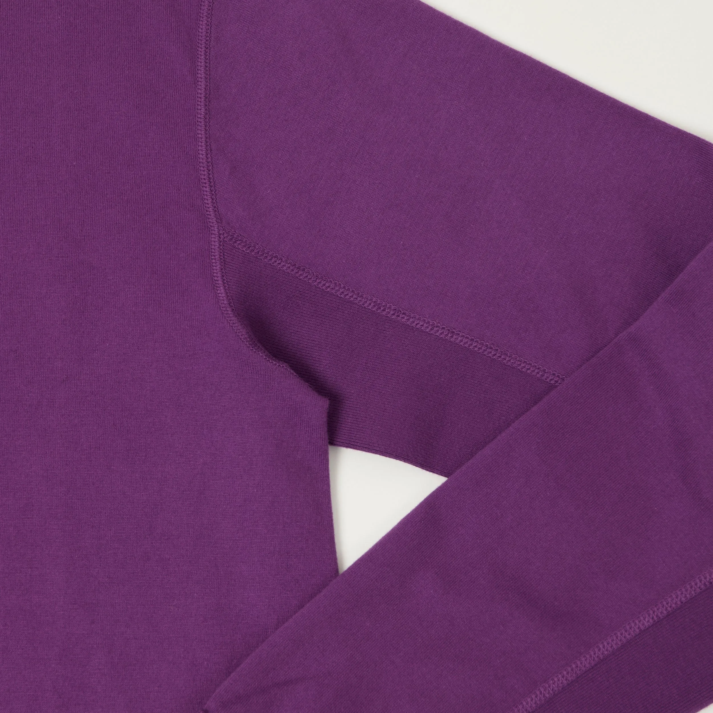 FULLCOUNT 5222LH Flat Seam Heavyweight Henley - Purple sold by Son of a Stag product image thumbnail 3