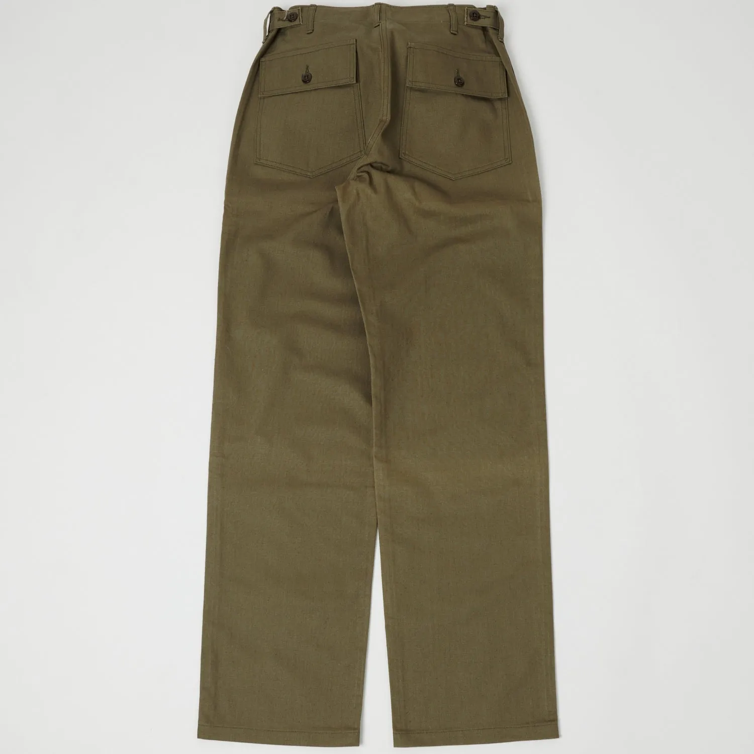 Warehouse 1086 Herringbone Twill Military Fatigue Pant - Olive Drab sold by Son of a Stag product image thumbnail 5
