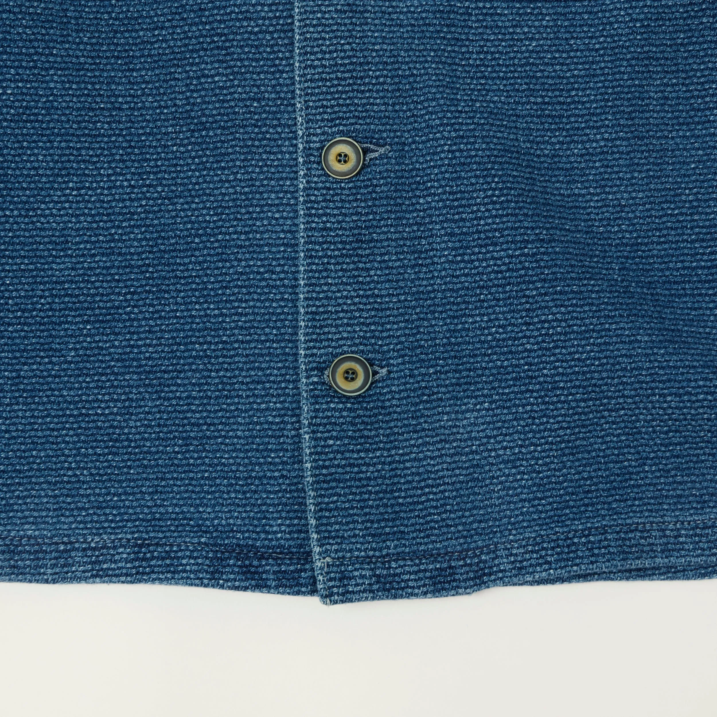 Freenote Cloth 'Midway' Indigo Sashiko Jacket - Two Year Wash sold by Son of a Stag product image thumbnail 4