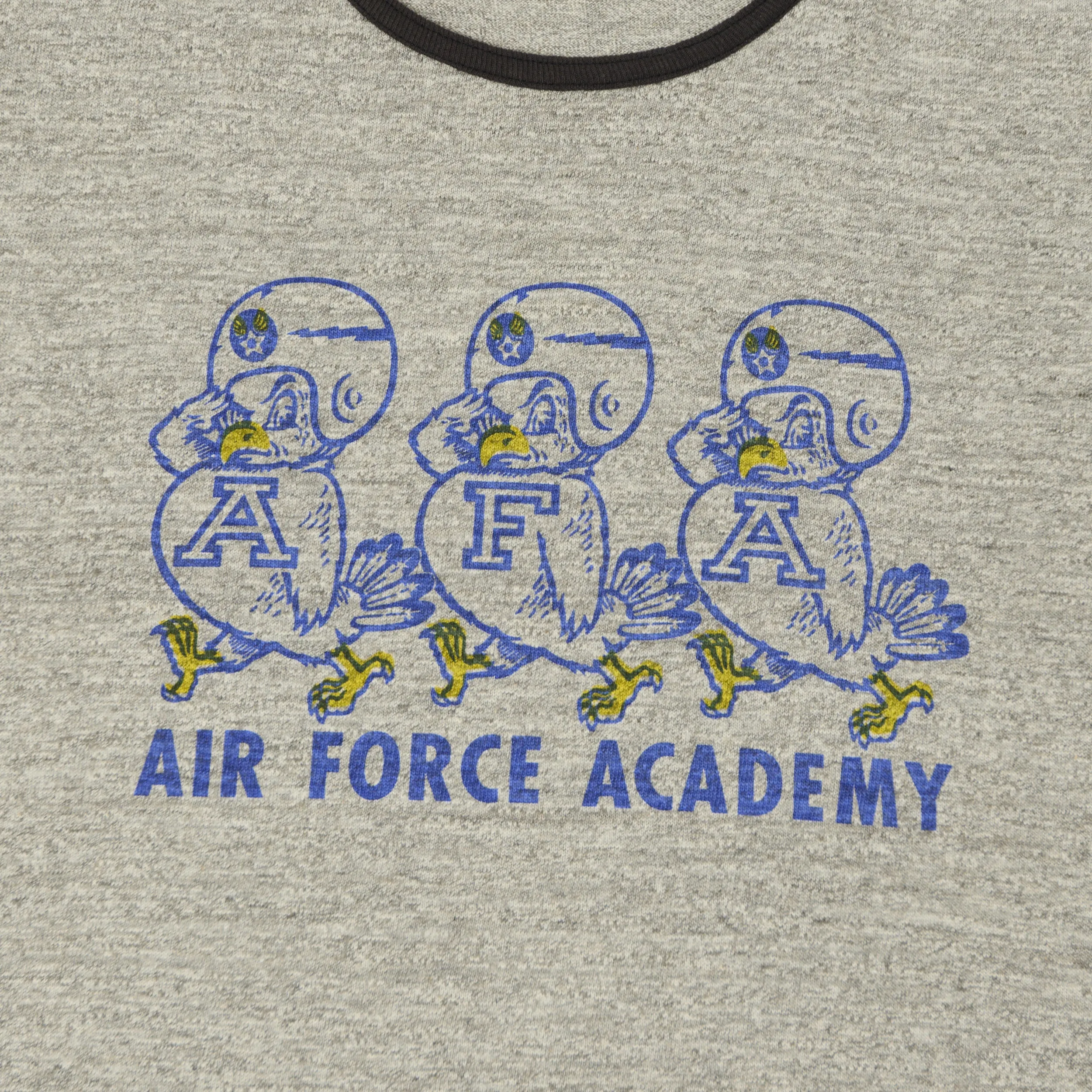 Warehouse & Co 4059 'Air Force Academy' Ringer T-Shirt - Heather Grey/Black sold by Son of a Stag product image thumbnail 4