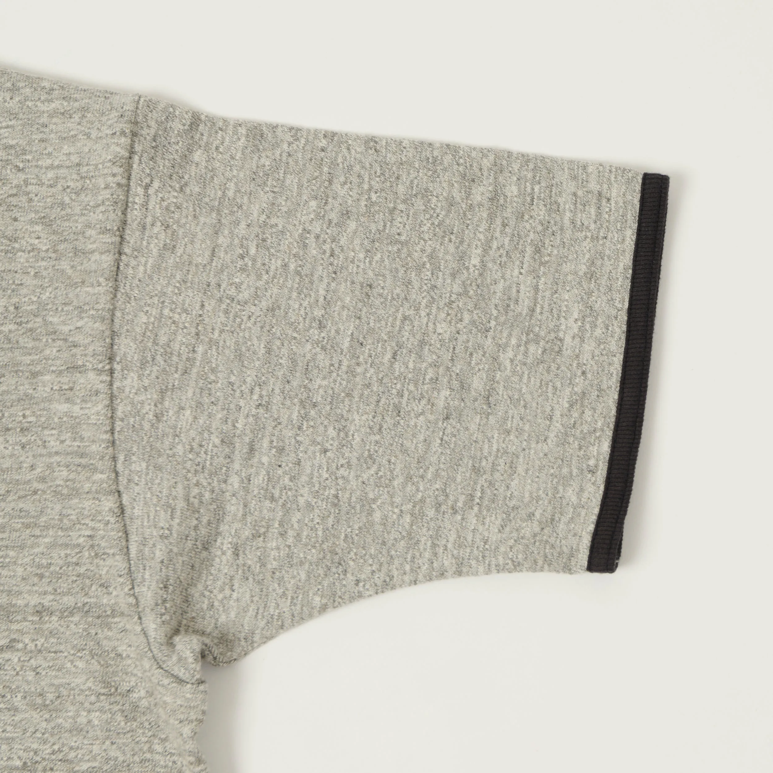 Warehouse & Co 4059 'Air Force Academy' Ringer T-Shirt - Heather Grey/Black sold by Son of a Stag product image thumbnail 3