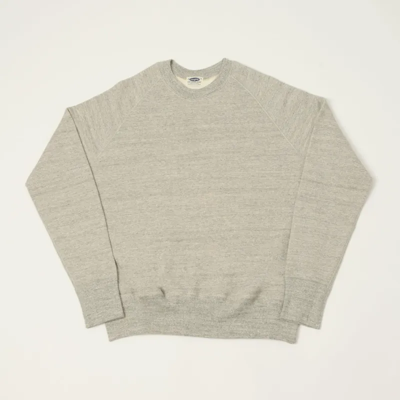 Denime Lot. 261 4-Needle Raglan Sweatshirt - Light Heather Grey made by Denime