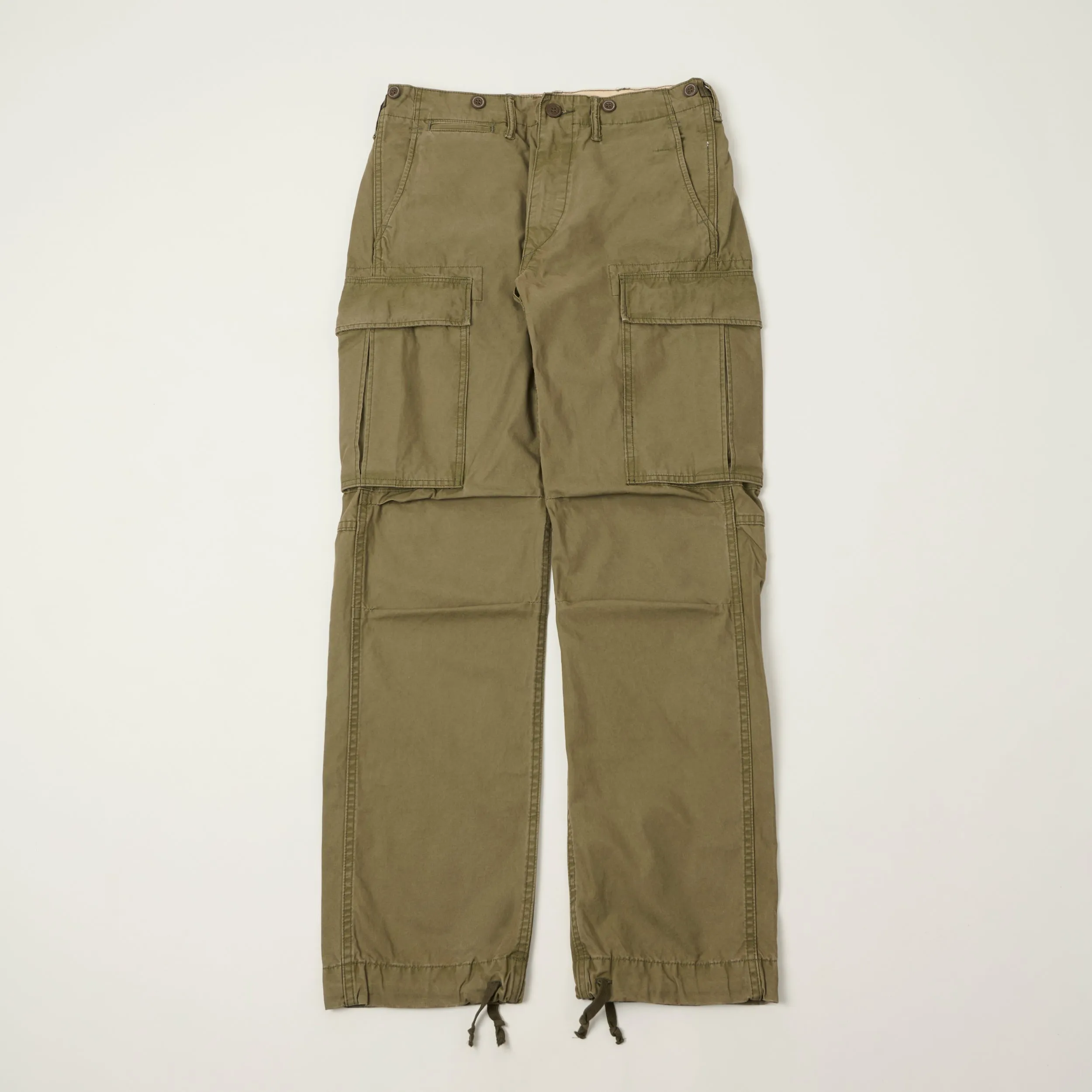 RRL Surplus Cargo Trouser - Dark Olive sold by Son of a Stag