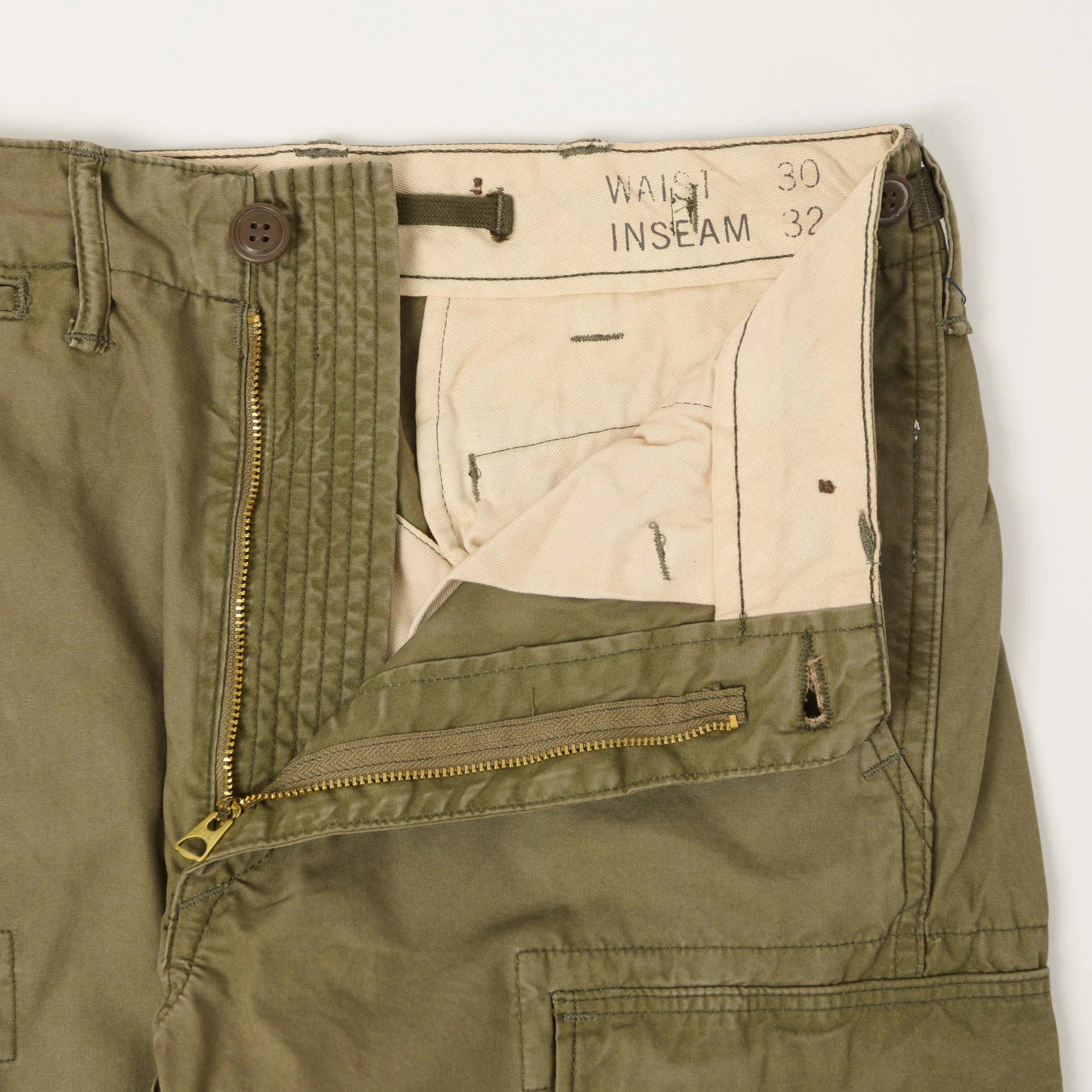 RRL Surplus Cargo Trouser - Dark Olive sold by Son of a Stag product image thumbnail 2