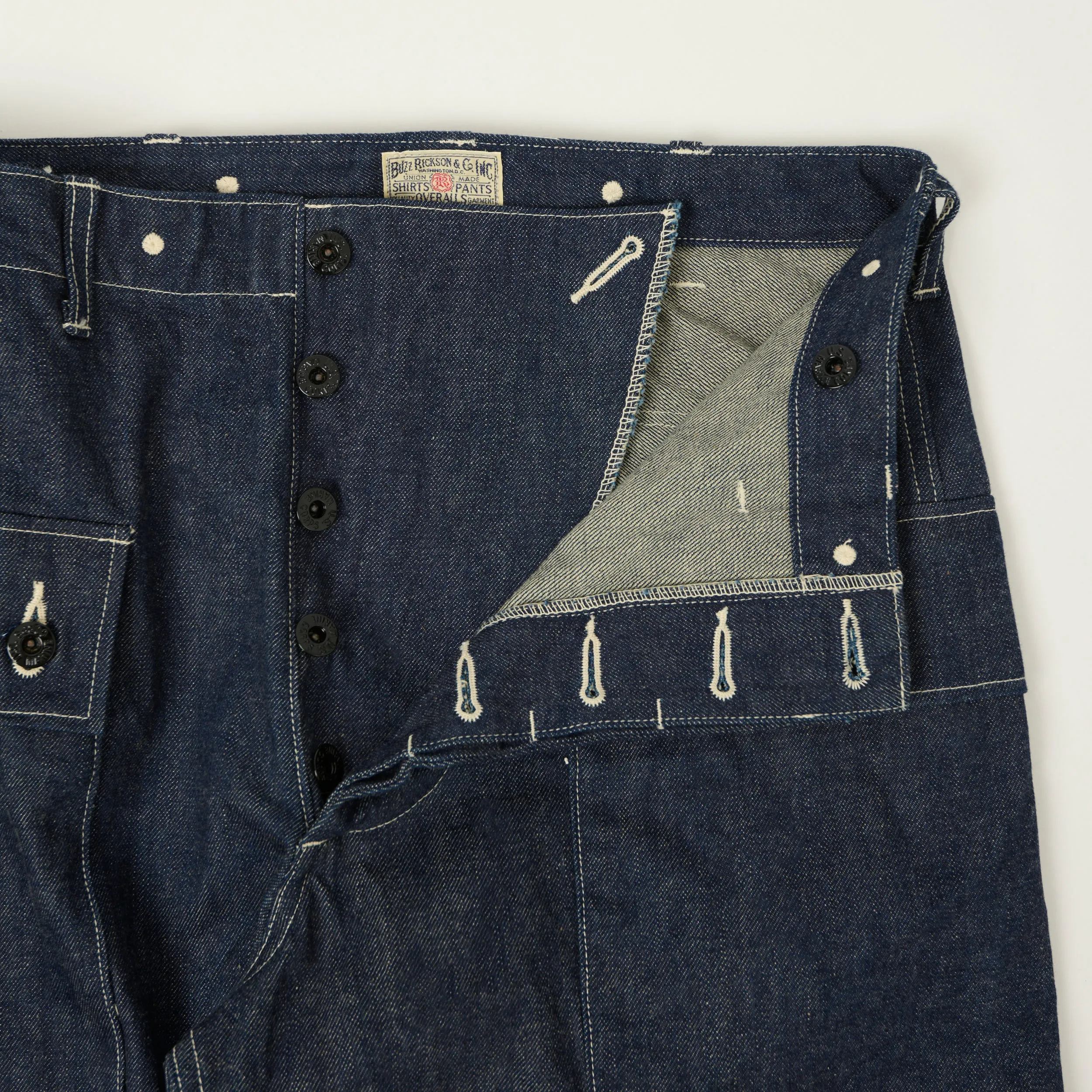 Buzz Rickson's Marine Corps M-1944 Denim Utility Trouser - One Wash sold by Son of a Stag product image thumbnail 2