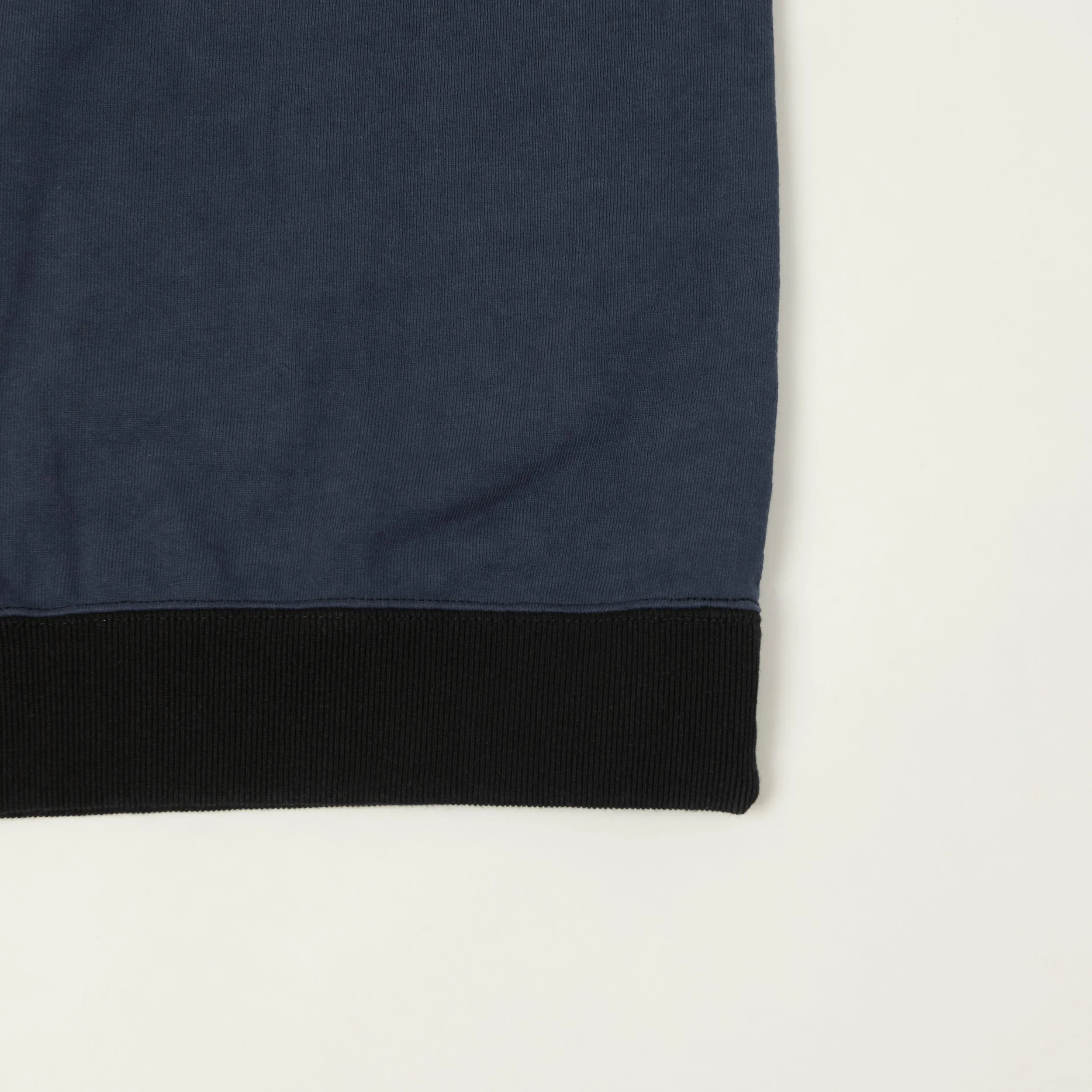 Jackman Dotsume Rib T-Shirt - Royal Navy/Black sold by Son of a Stag product image thumbnail 3