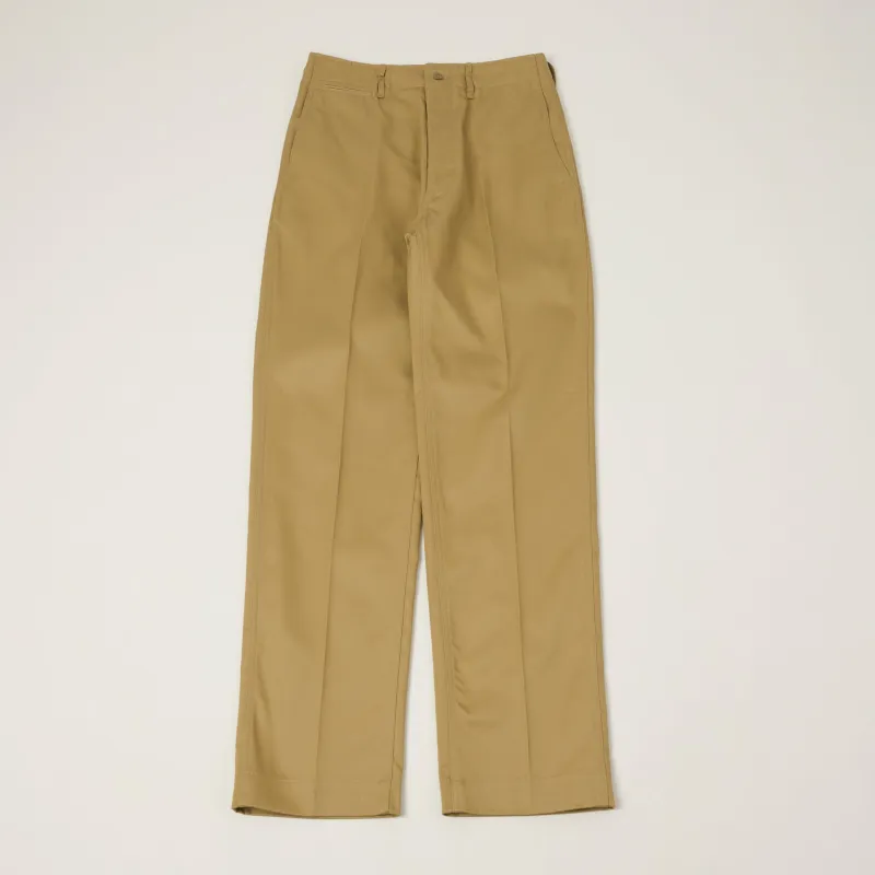 Anatomica High Density Cloth Chinos - Beige made by Anatomica