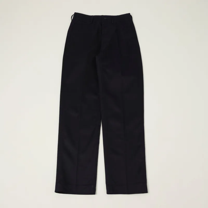 Anatomica High Density Cloth Chinos - Navy made by Anatomica