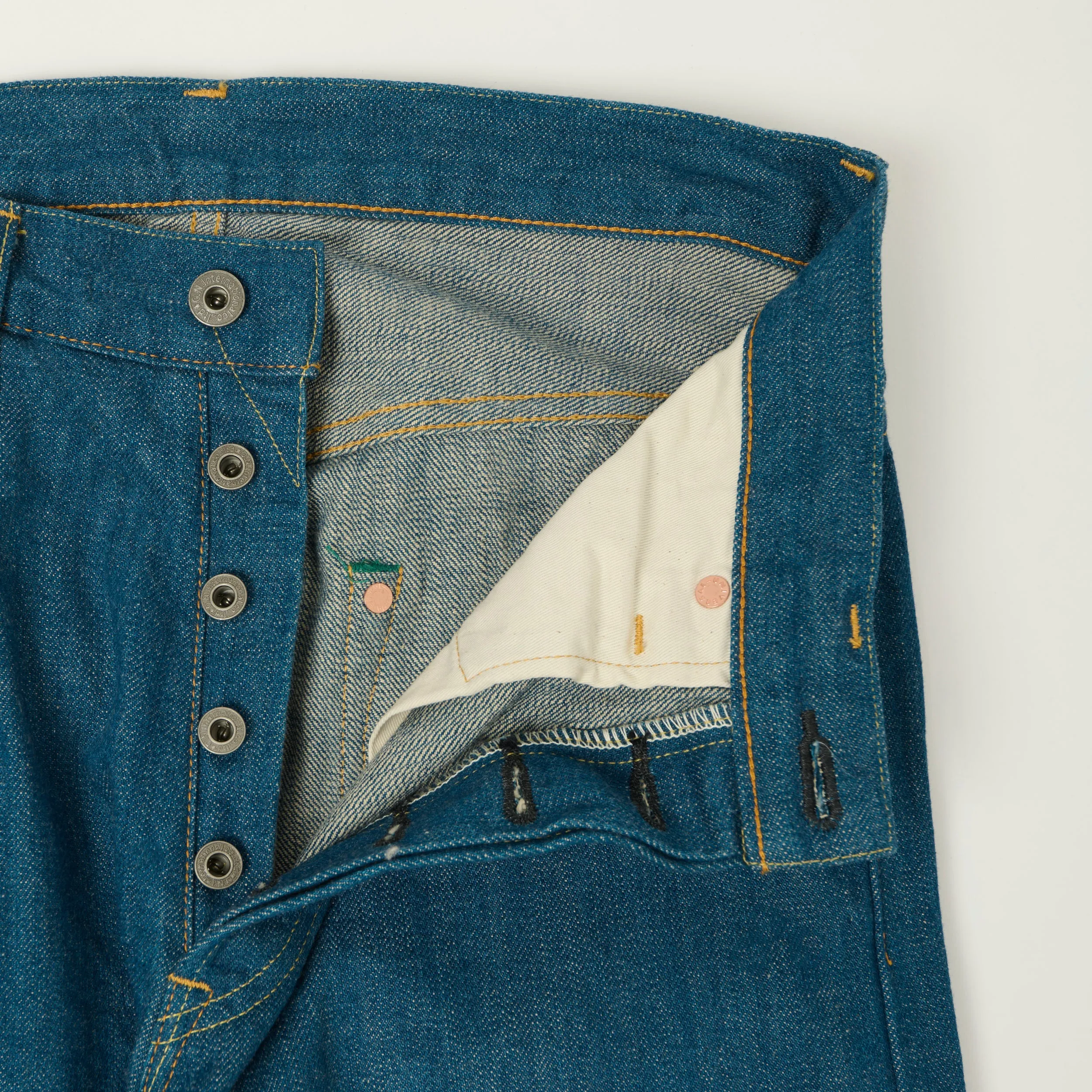 ONI Denim 222-OFBD 13.7oz Extra Wide Straight Jean - One Wash sold by Son of a Stag product image thumbnail 4