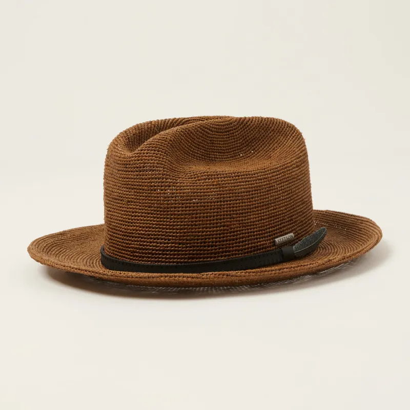Stetson Crochet Raffia Western Hat - Hazel made by Stetson