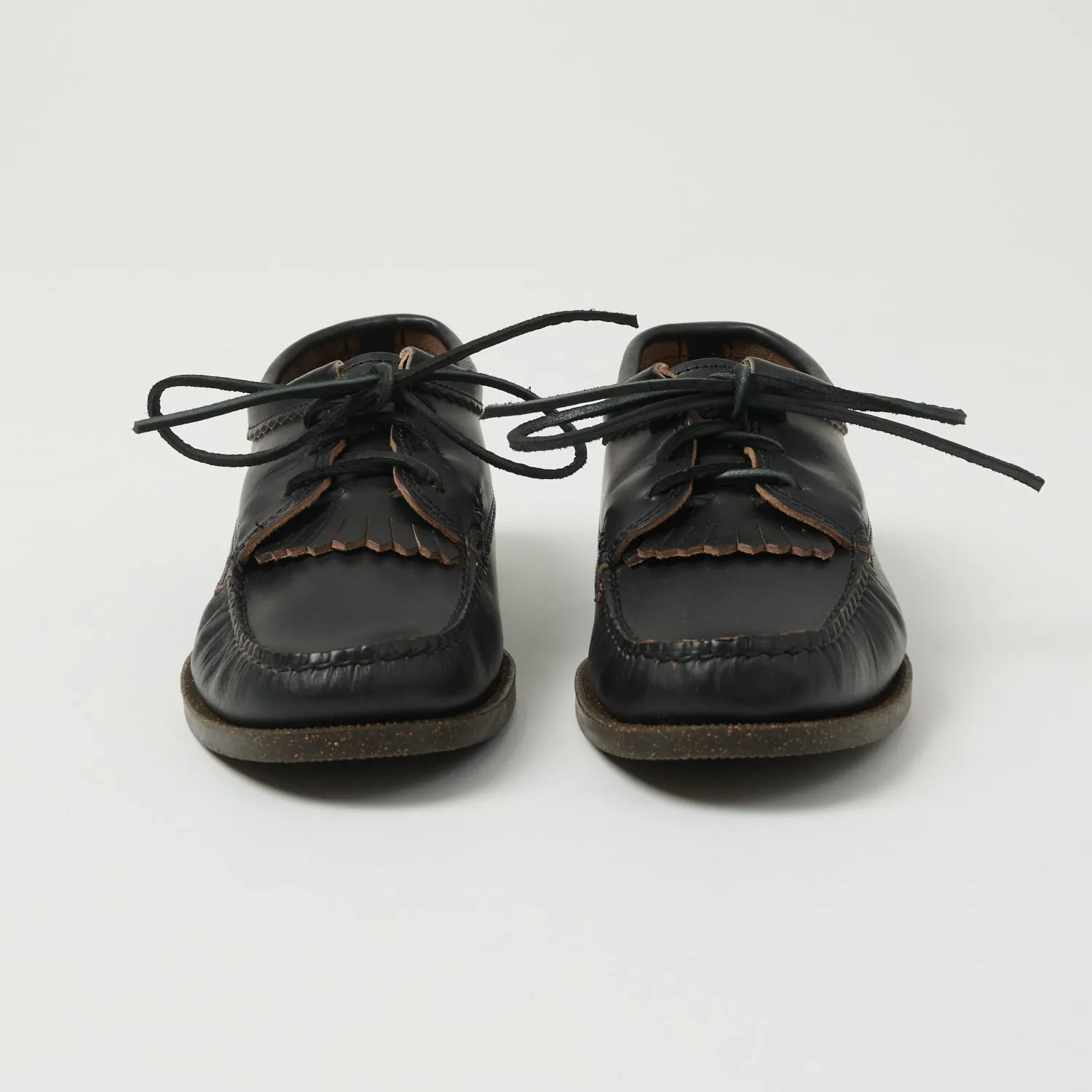 Yuketen Blucher w/ Kiltie Camp Sole Shoe - G Black sold by Son of a Stag product image thumbnail 4
