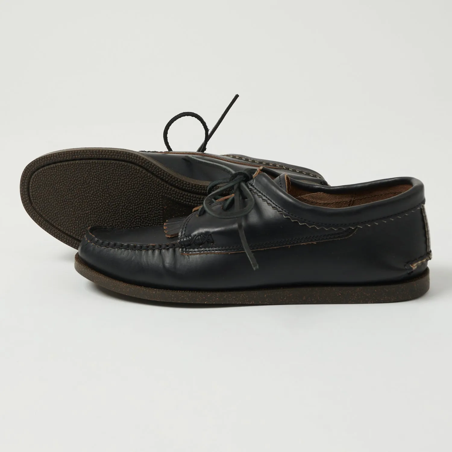 Yuketen Blucher w/ Kiltie Camp Sole Shoe - G Black sold by Son of a Stag product image thumbnail 3